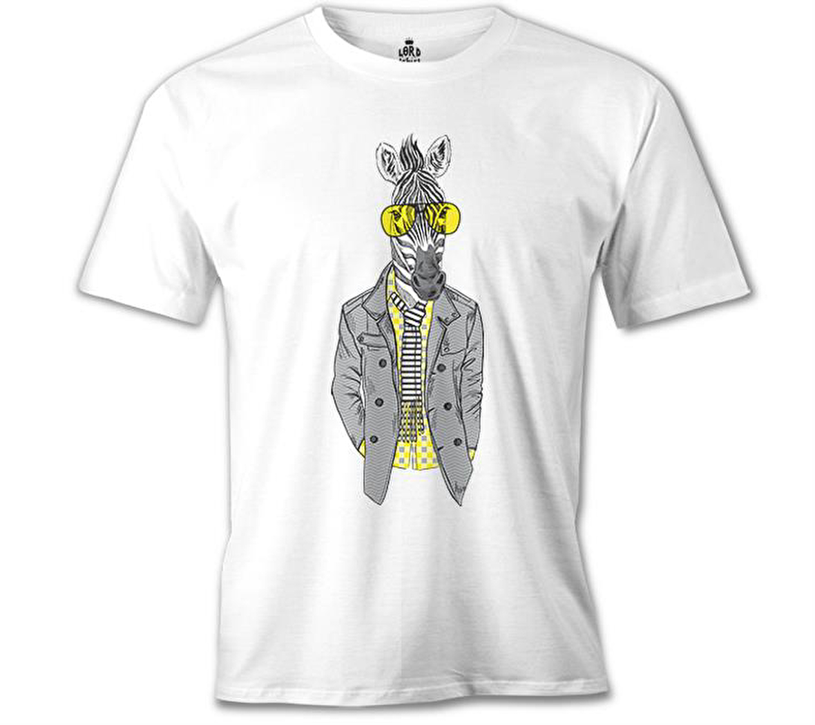 Zebra - Potikare Beyaz Erkek Tshirt