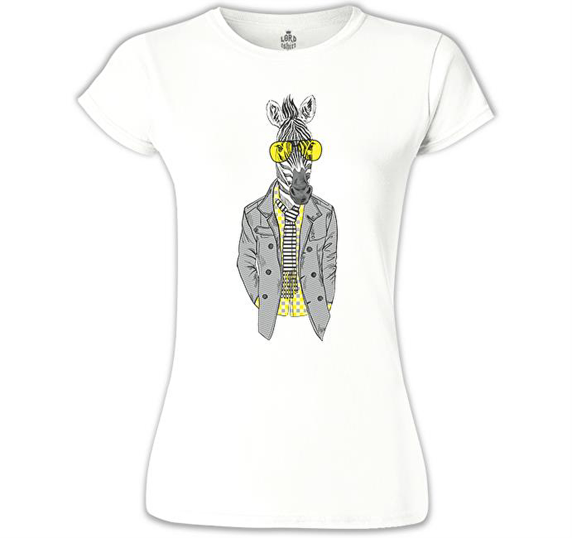 Zebra - Potikare Beyaz Kadın Tshirt