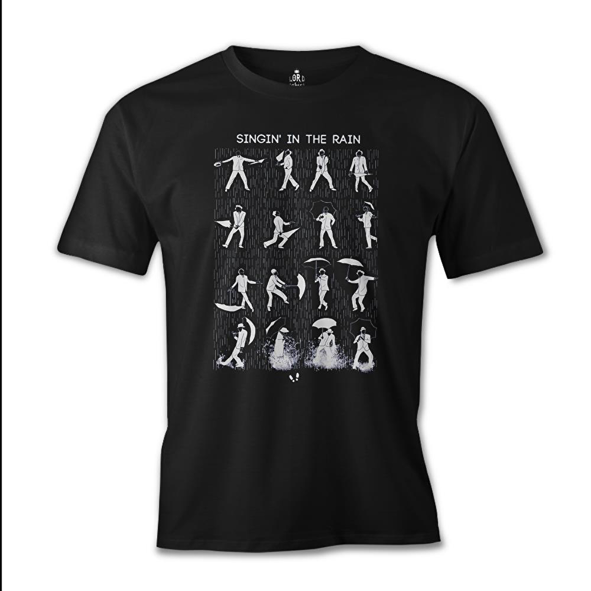 Singin In The Rain Siyah Erkek Tshirt