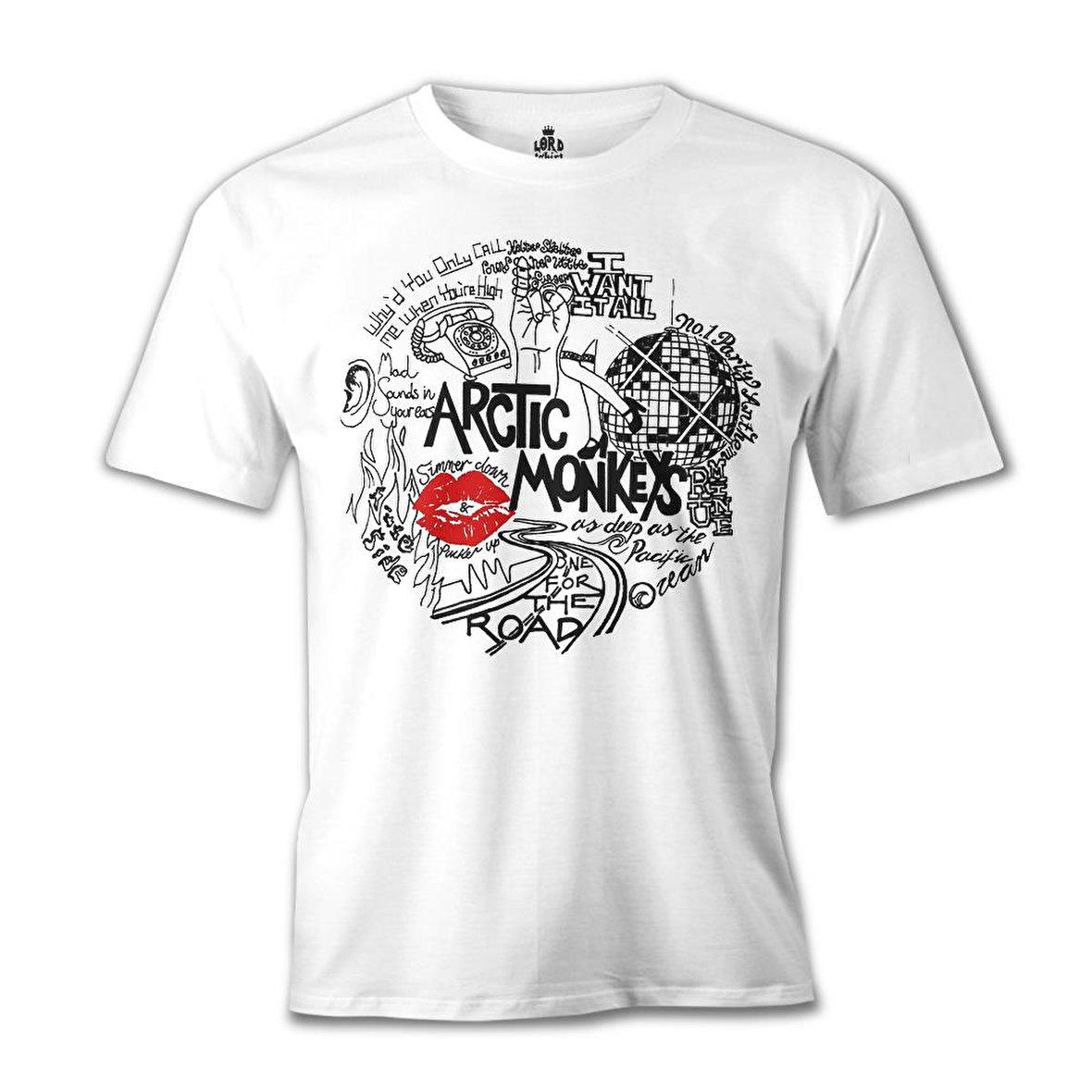 Arctic Monkeys - Songs Beyaz Erkek Tshirt