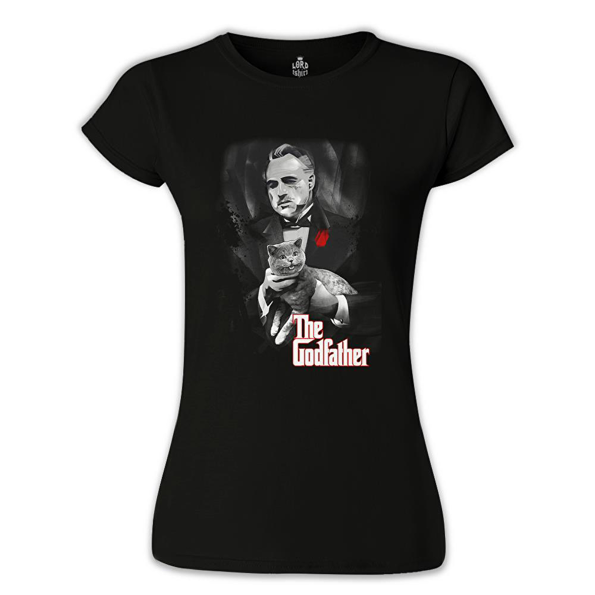 The Godfather Siyah Kadın Tshirt