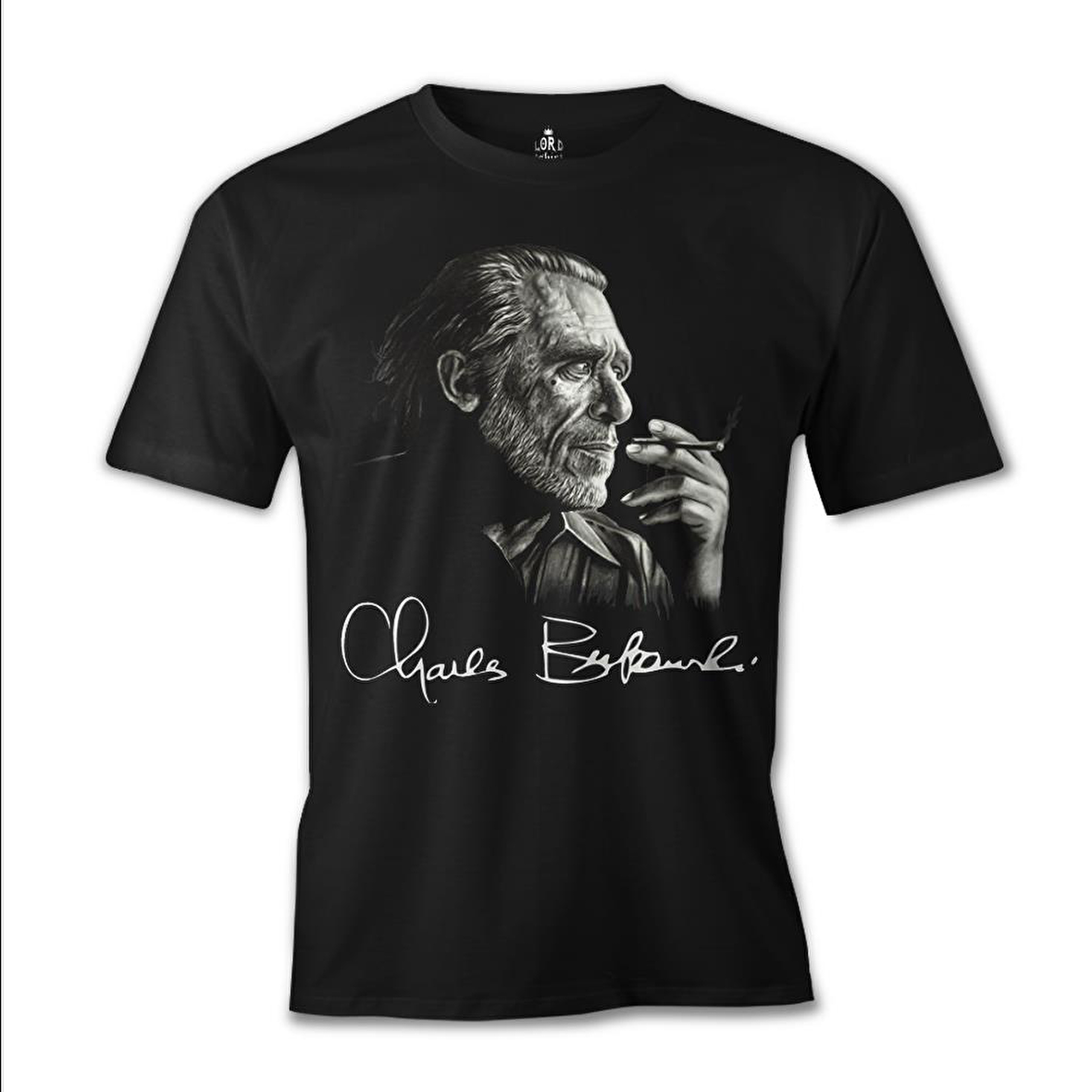 Charles Bukowski Siyah Erkek Tshirt