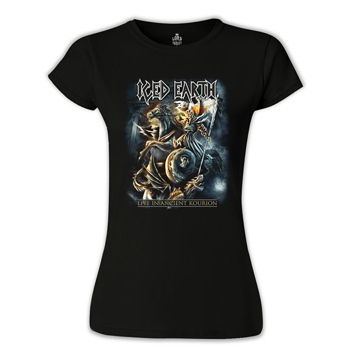 Iced Earth - Live in Ancient Kourion Siyah Bayan Tshirt