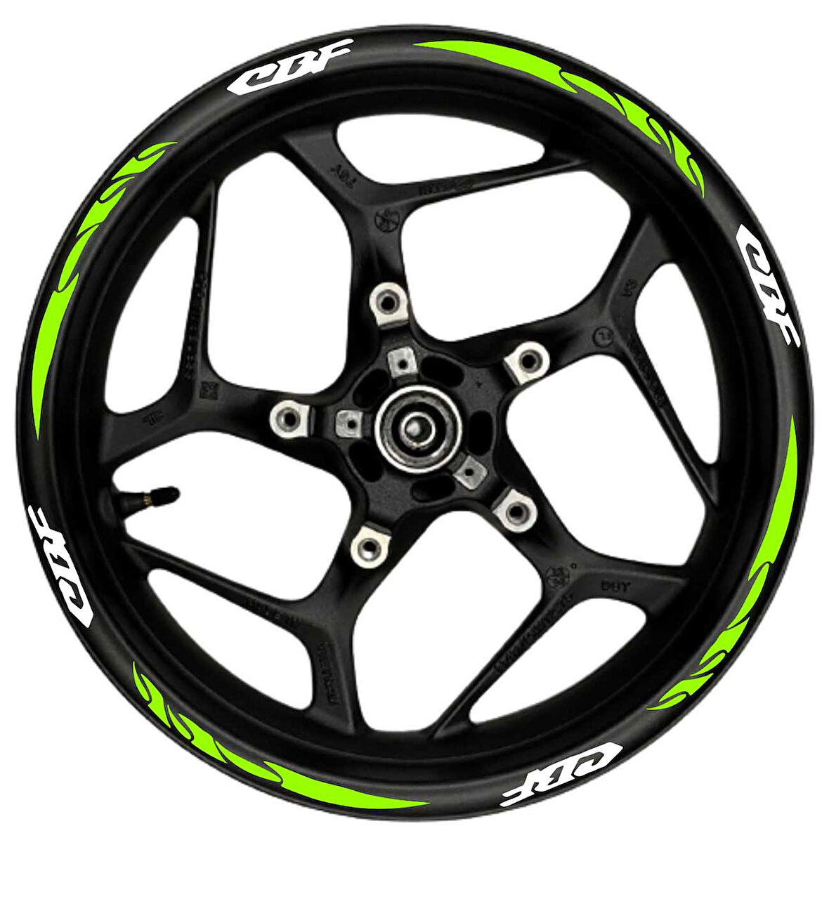 mixgiftzCbf Beyaz yazılı  neon(fıstık yeşili) pençe şeritli