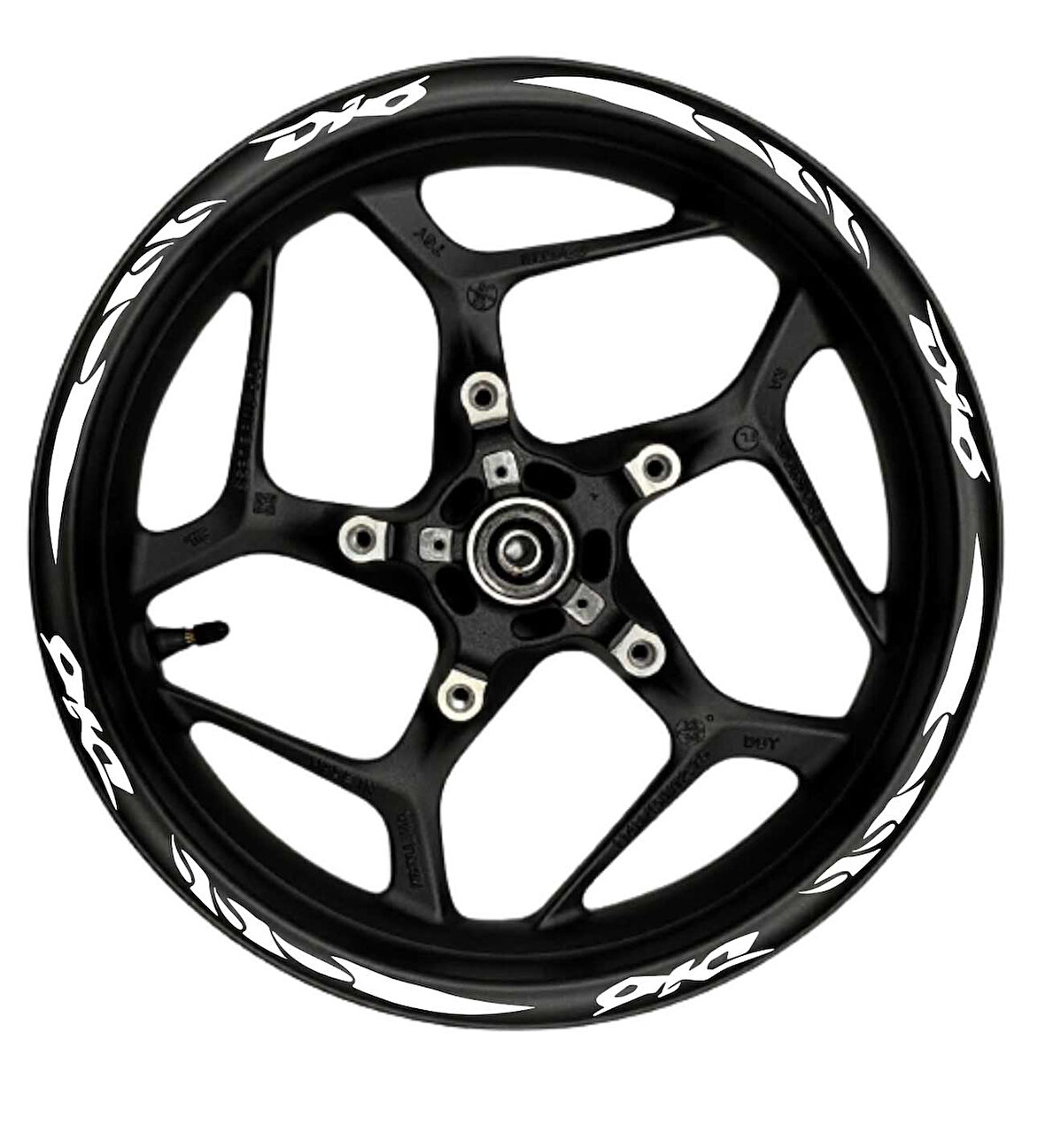 mixgiftzDio Beyaz yazılı  beyaz pençe şeritli