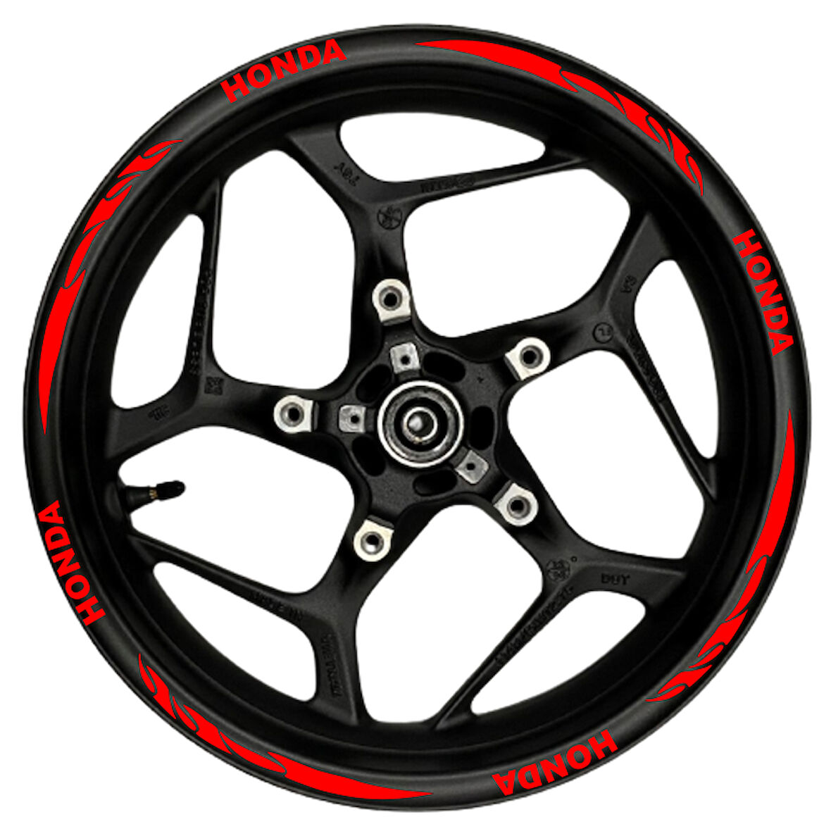 mixgiftzHonda kırmızı yazılı  kırmızı pençe şeritli