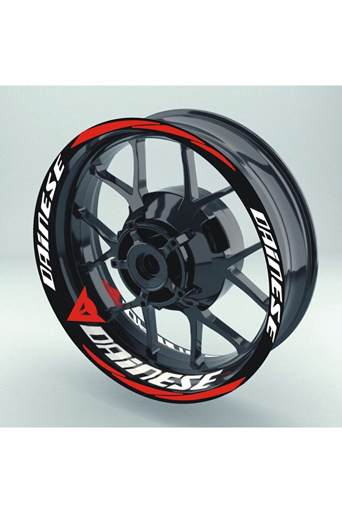 mixgiftzJant Şeridi Dainese R25 Uyumlu Beyaz-Kırmızı Sağ-Sol/Ön-Arka