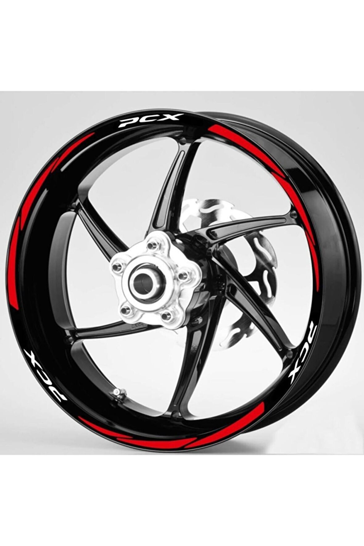 mixgiftzJant Şeridi Pcx Beyaz Yazı Kırmızı Sağ-Sol/Ön-Arka