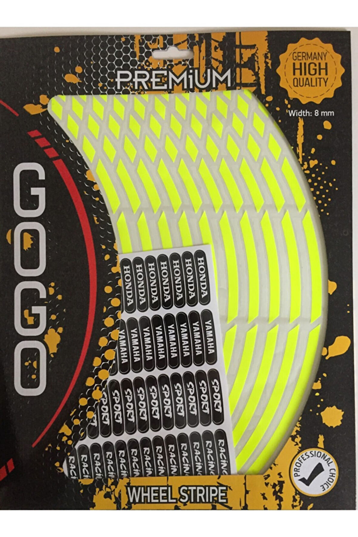 mixgiftzJant Şeridi yeni özel  motosiklet Honda Yamaha Uyumlu Sağ-Sol/Ön-Arka