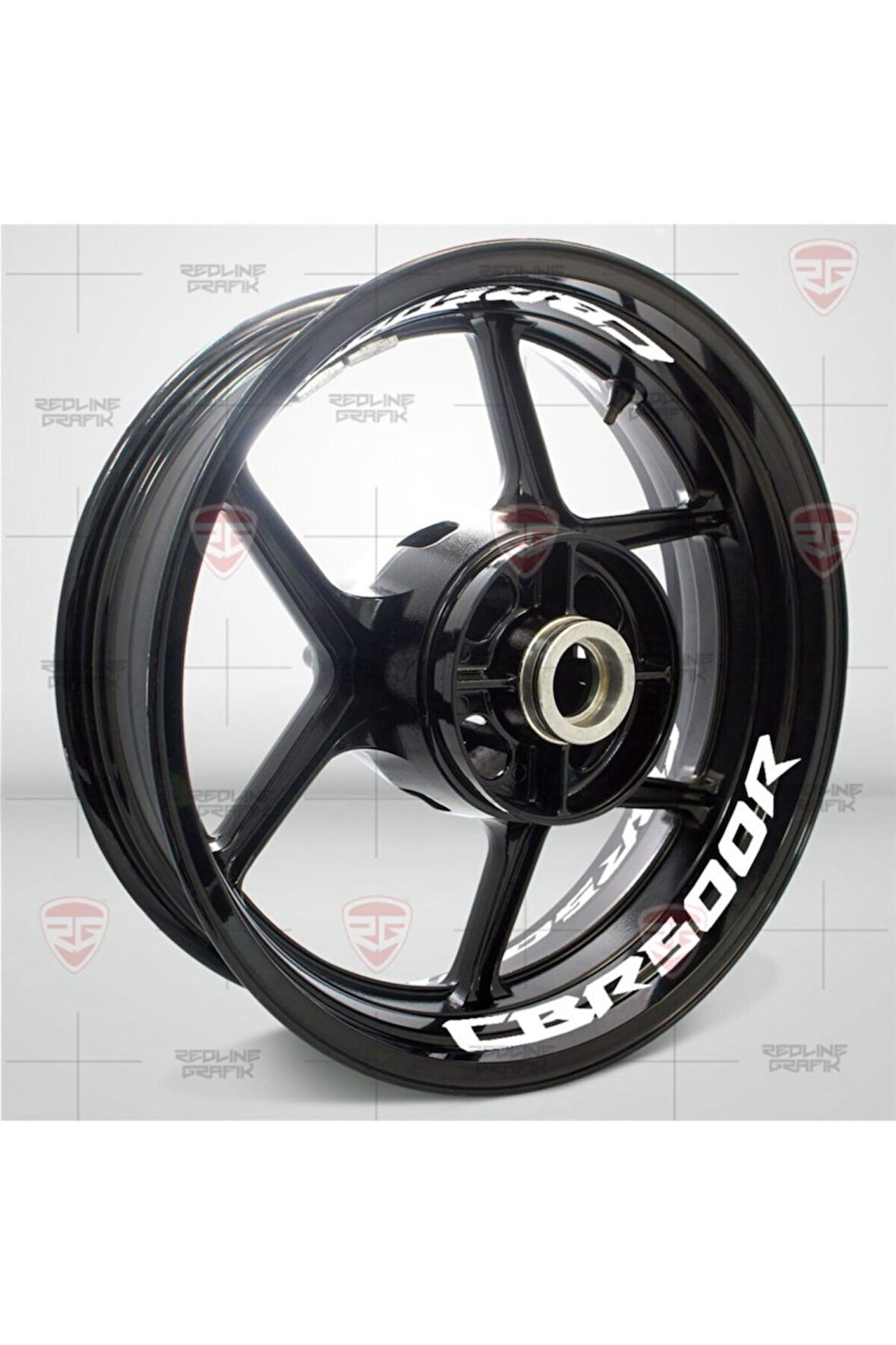 mixgiftzJant Şeridi Honda Cbr 500R Reflektif Beyaz Sağ-Sol/Ön-Arka