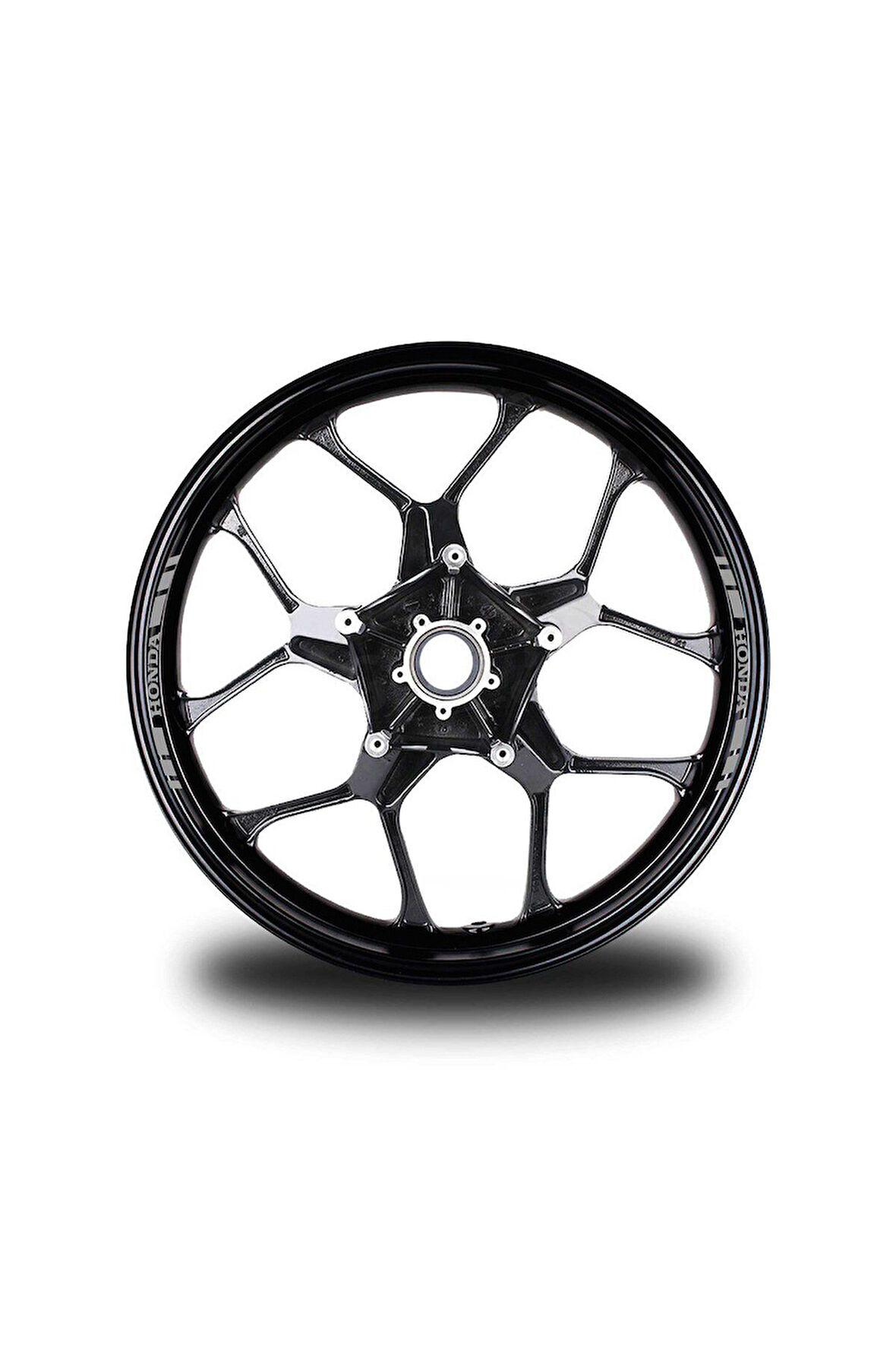 mixgiftzHonda Yazılı Kısa Dış Şerit 8'li Jant Sticker Modeli