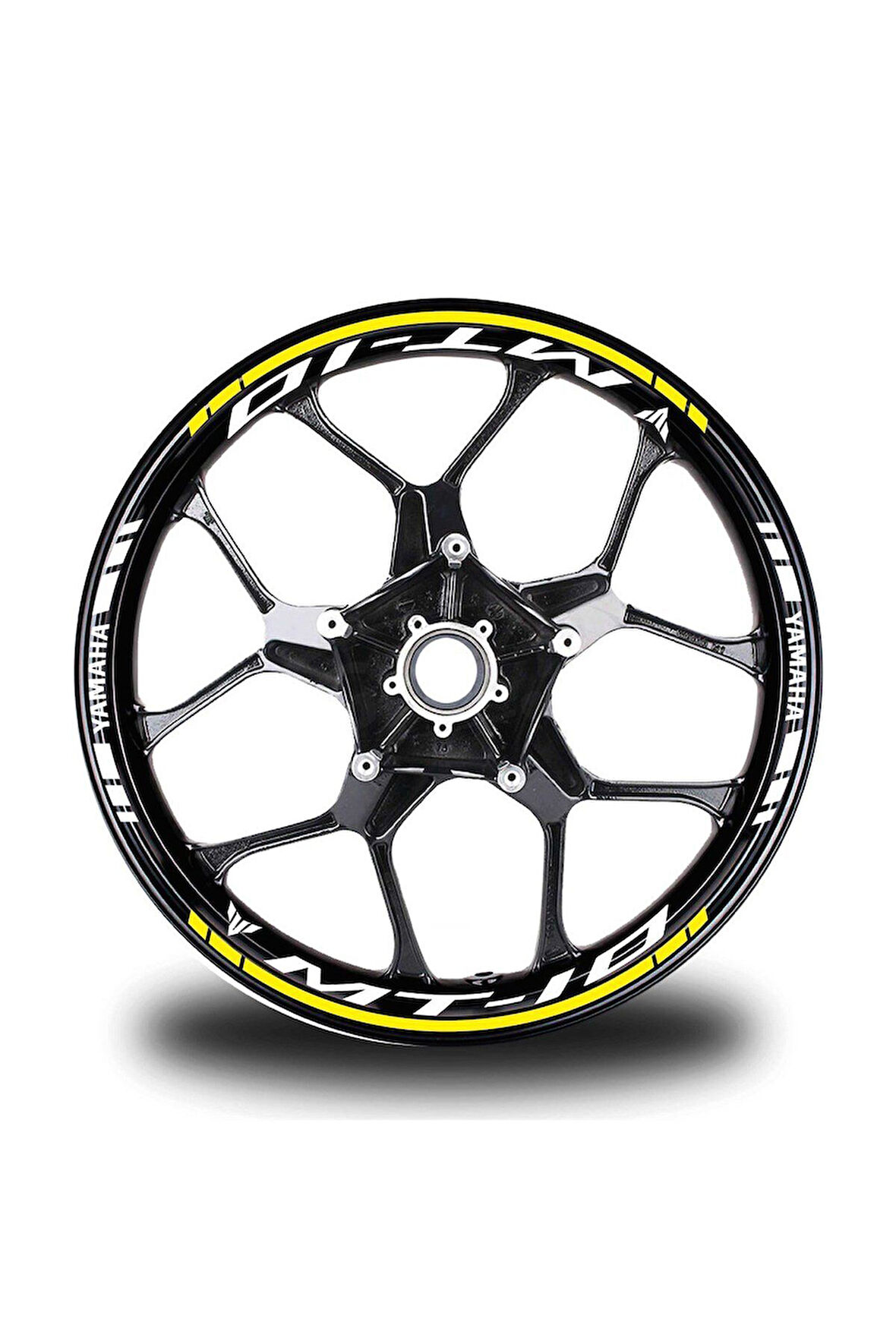 mixgiftzSarı Yamaha MT 10 Jant Sticker Etiket