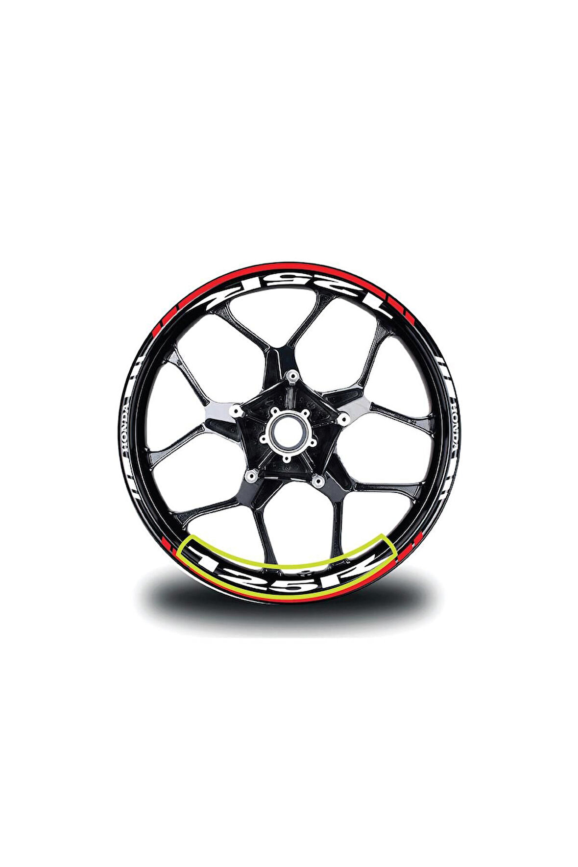 mixgiftzHonda CBR125R Jant İçi Sticker Etiket Modeli