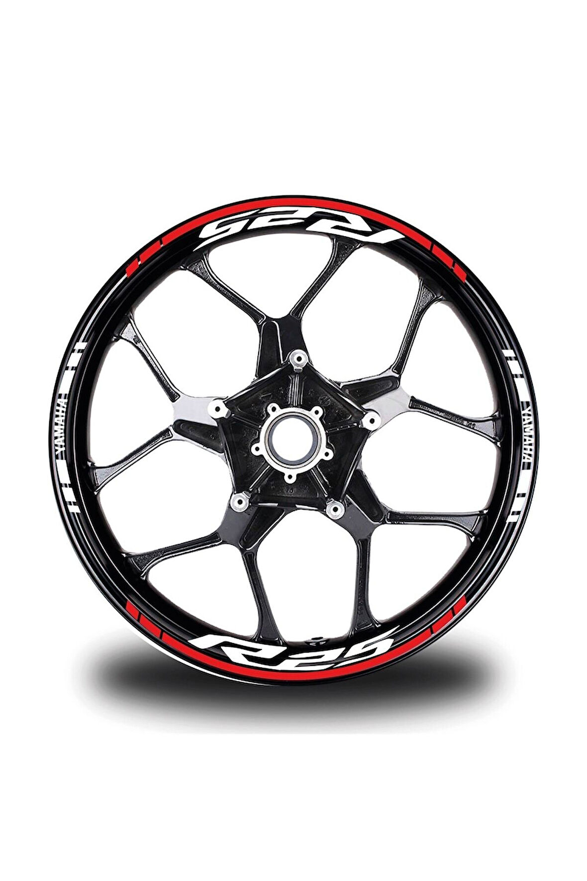 mixgiftzYamaha Xmax 250 2 Kesikli Neon Sarı Renk Sticker Modeli Jant Dahi