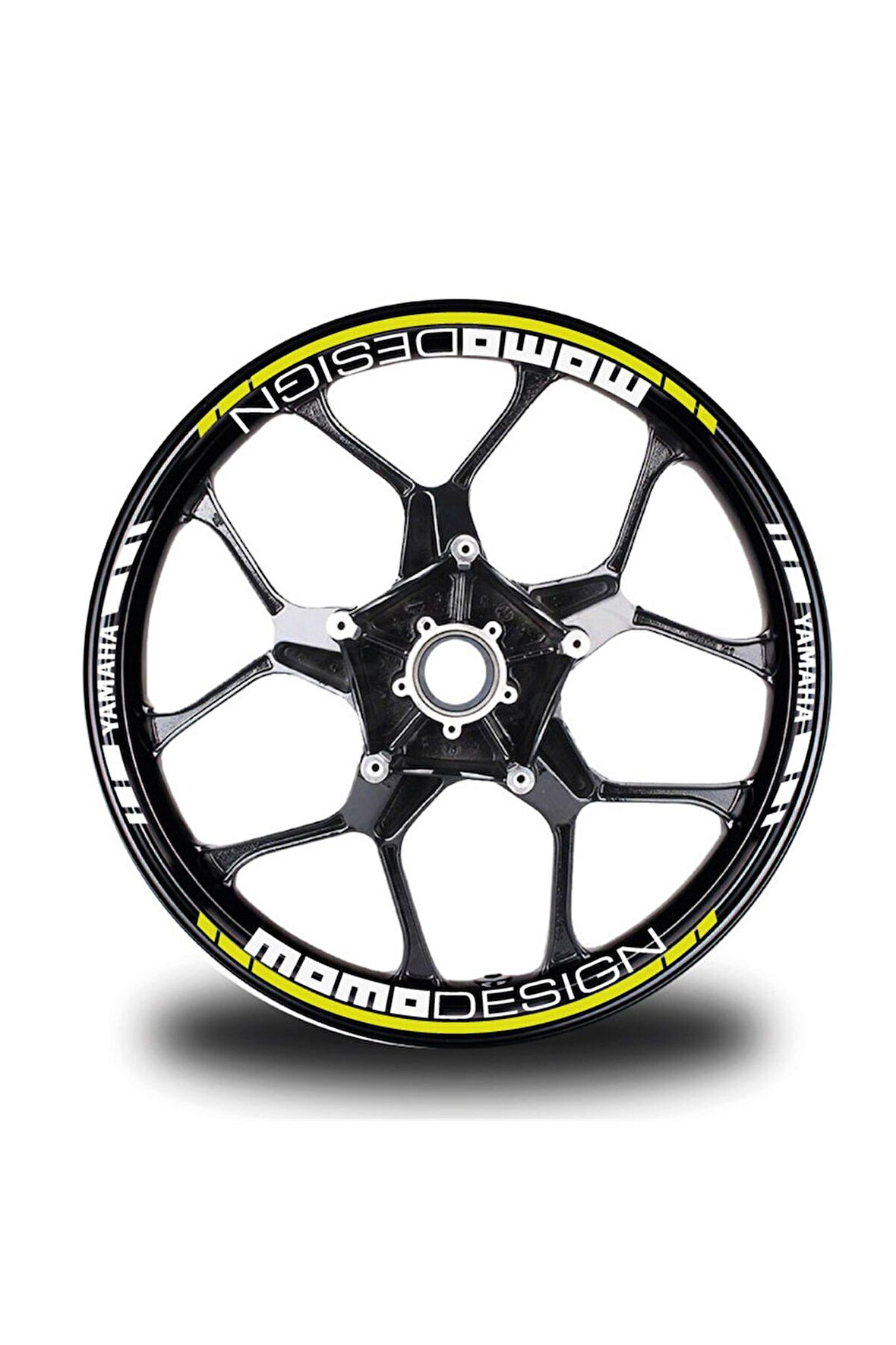 mixgiftzNeon Sarı Momodesing Takım Jant Sticker Etiket