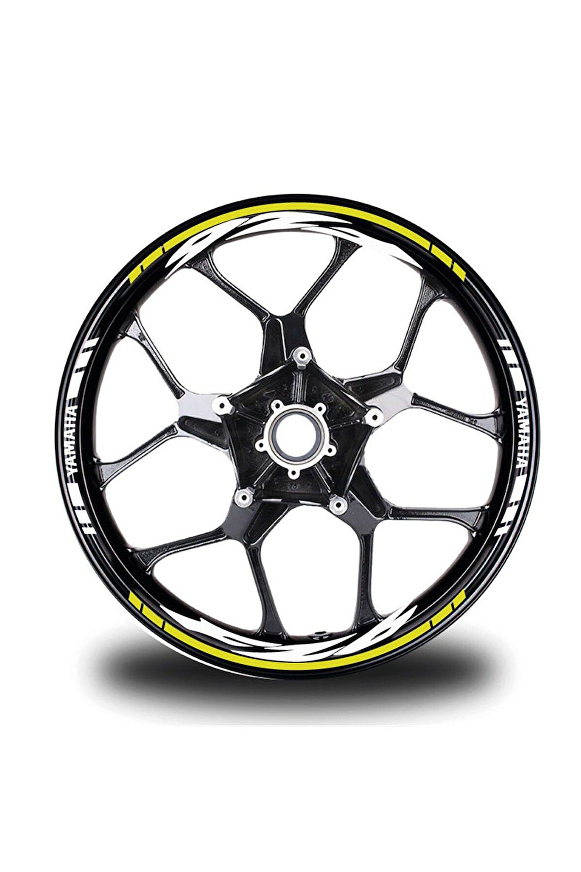 mixgiftzSarı Yamaha FZ6 Jant Sticker Etiket