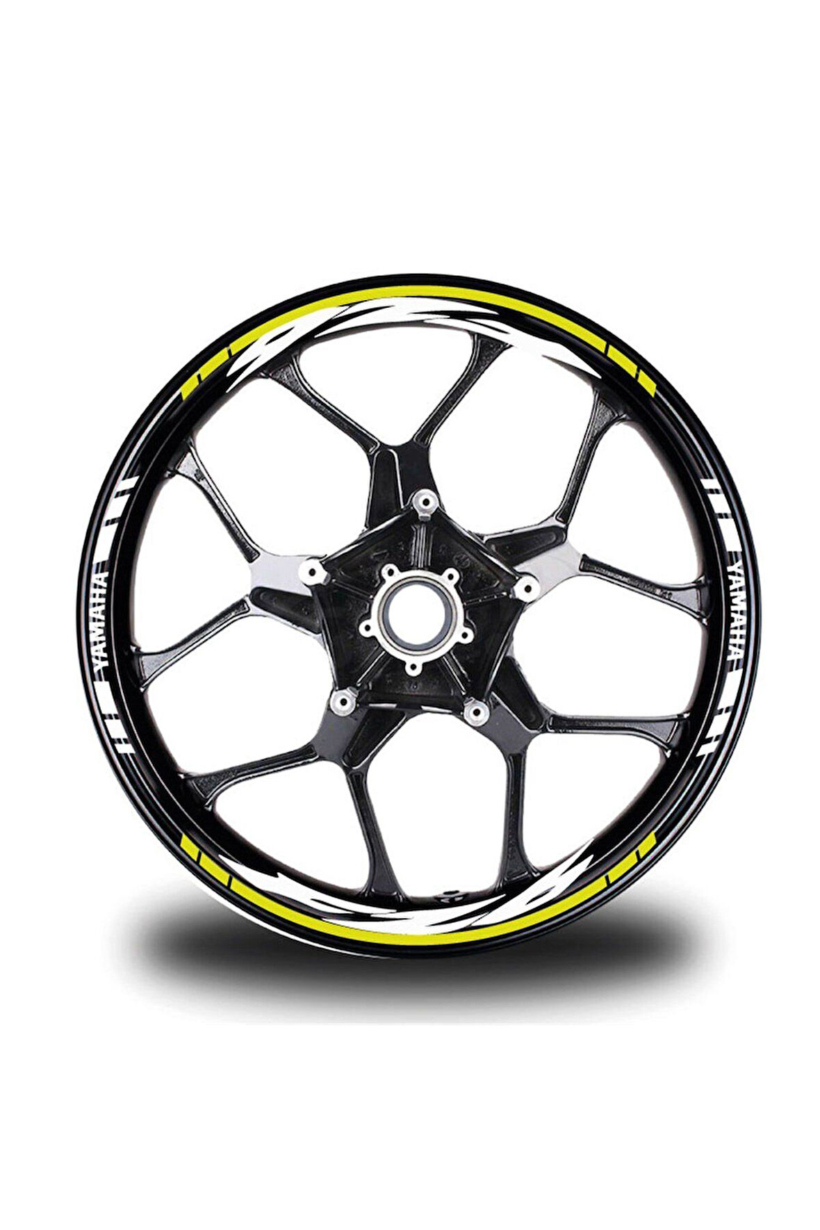 mixgiftzNeon Sarı Yamaha FZ6 Takım Jant Sticker Etiket