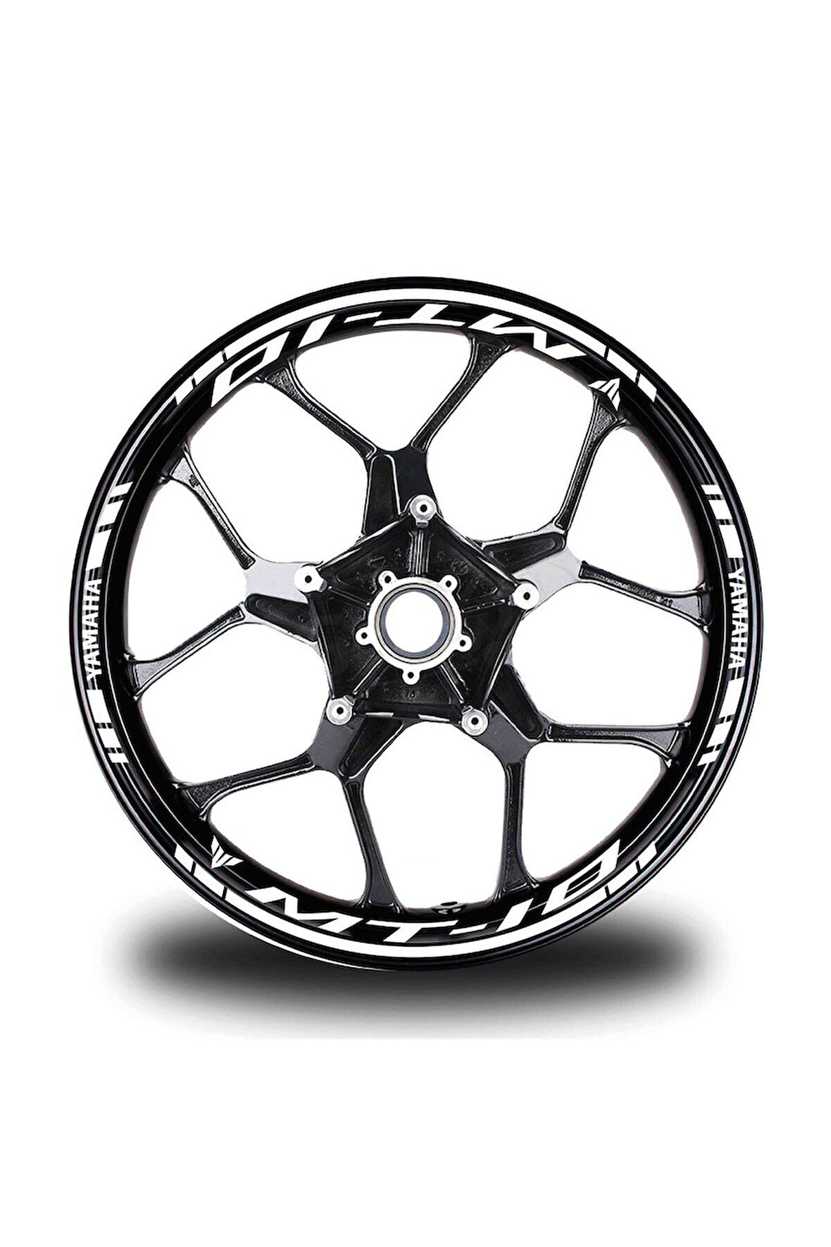 mixgiftzBeyaz Yamaha MT 10 Takım Jant Sticker Etiket
