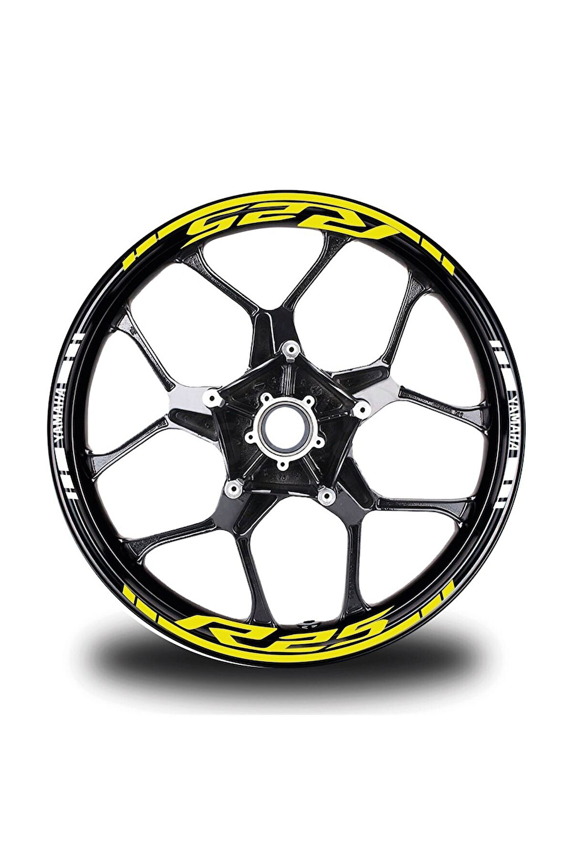 mixgiftzYamaha Yzf-r25 Geniş Neon Jant Sticker Etiket Modeli