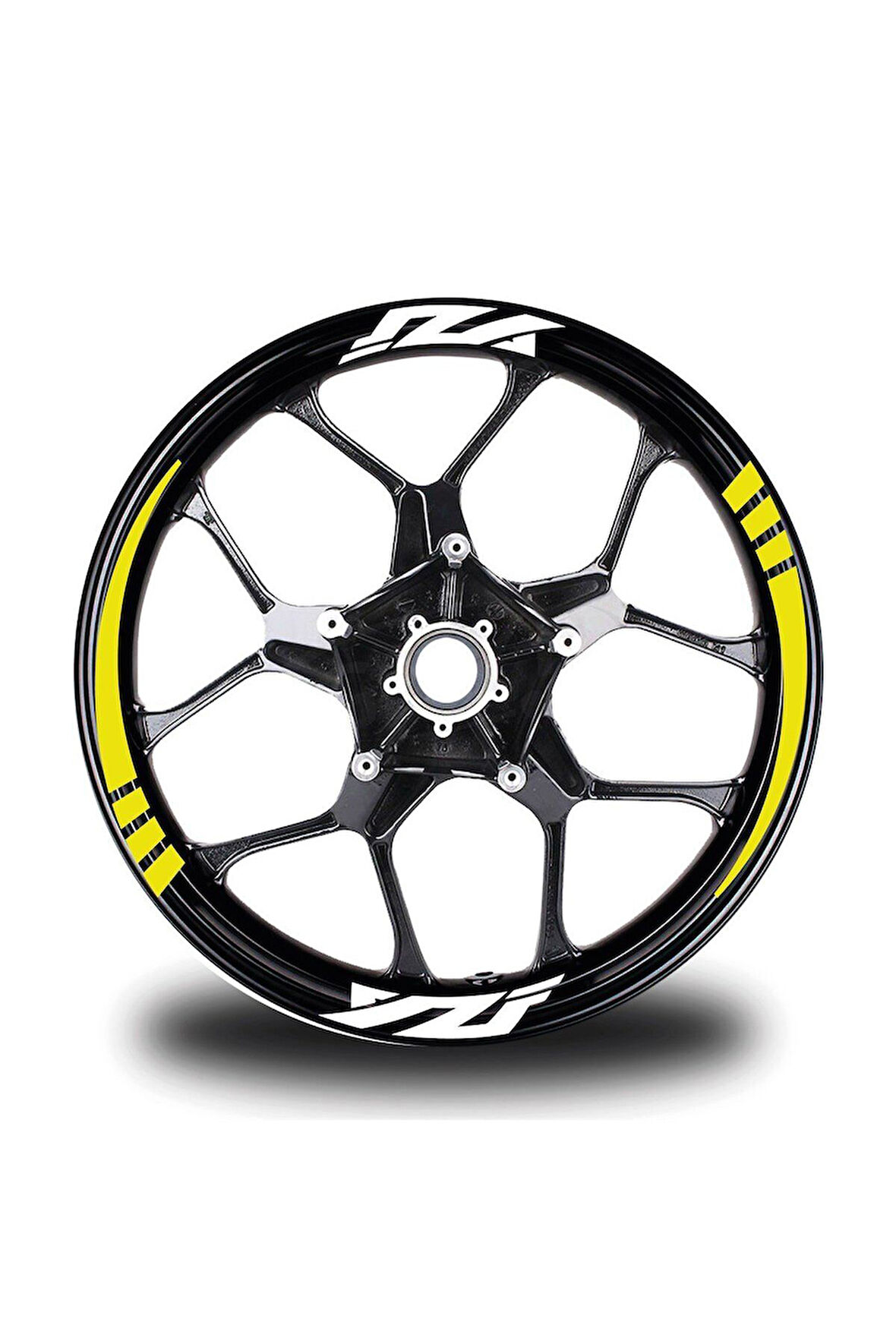 mixgiftzYZF Yazılı Sarı Takım Jant Sticker Modeli