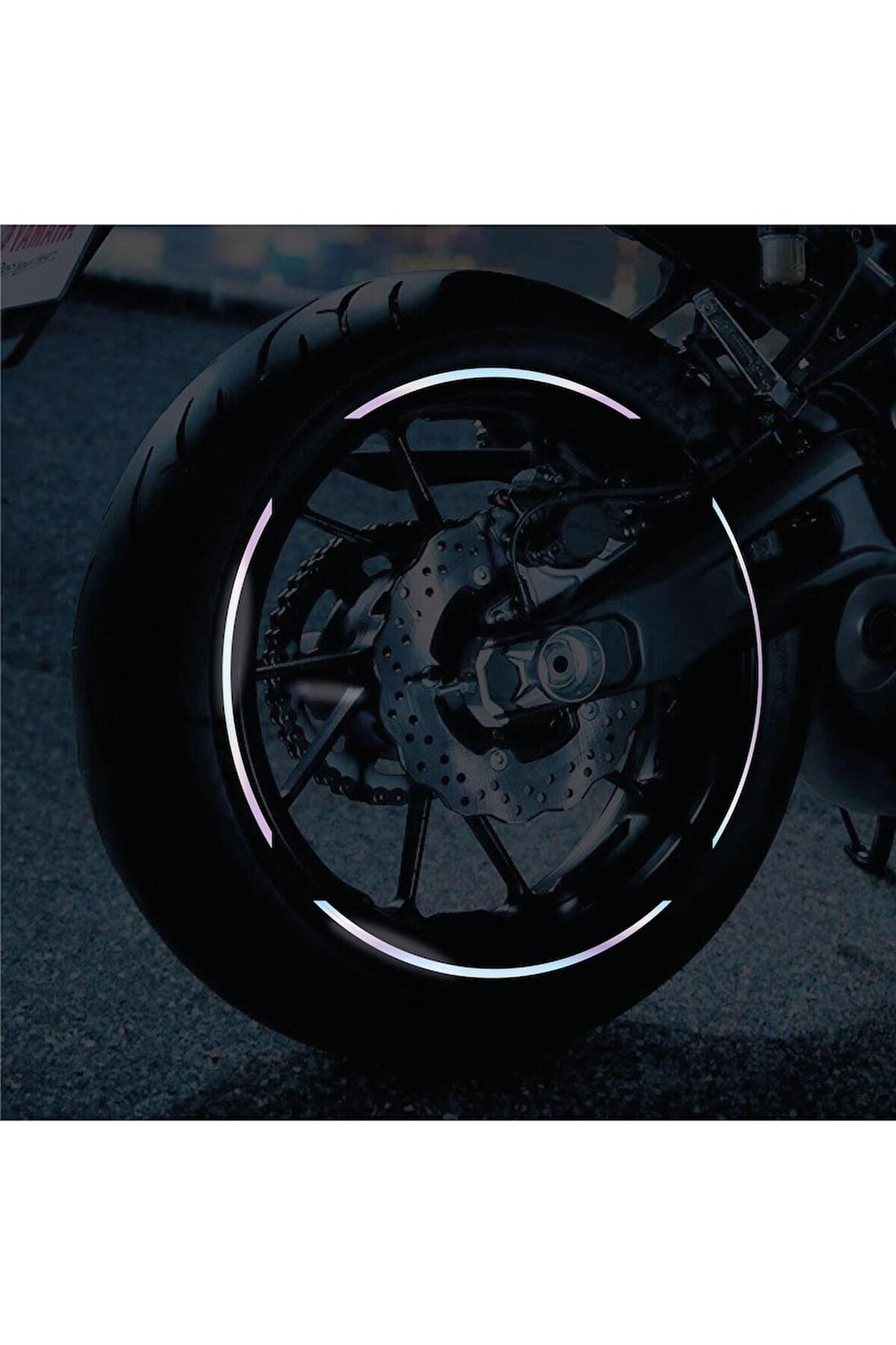 mixgiftzHologram Dörtlü Jant Sticker Etiket Modeli