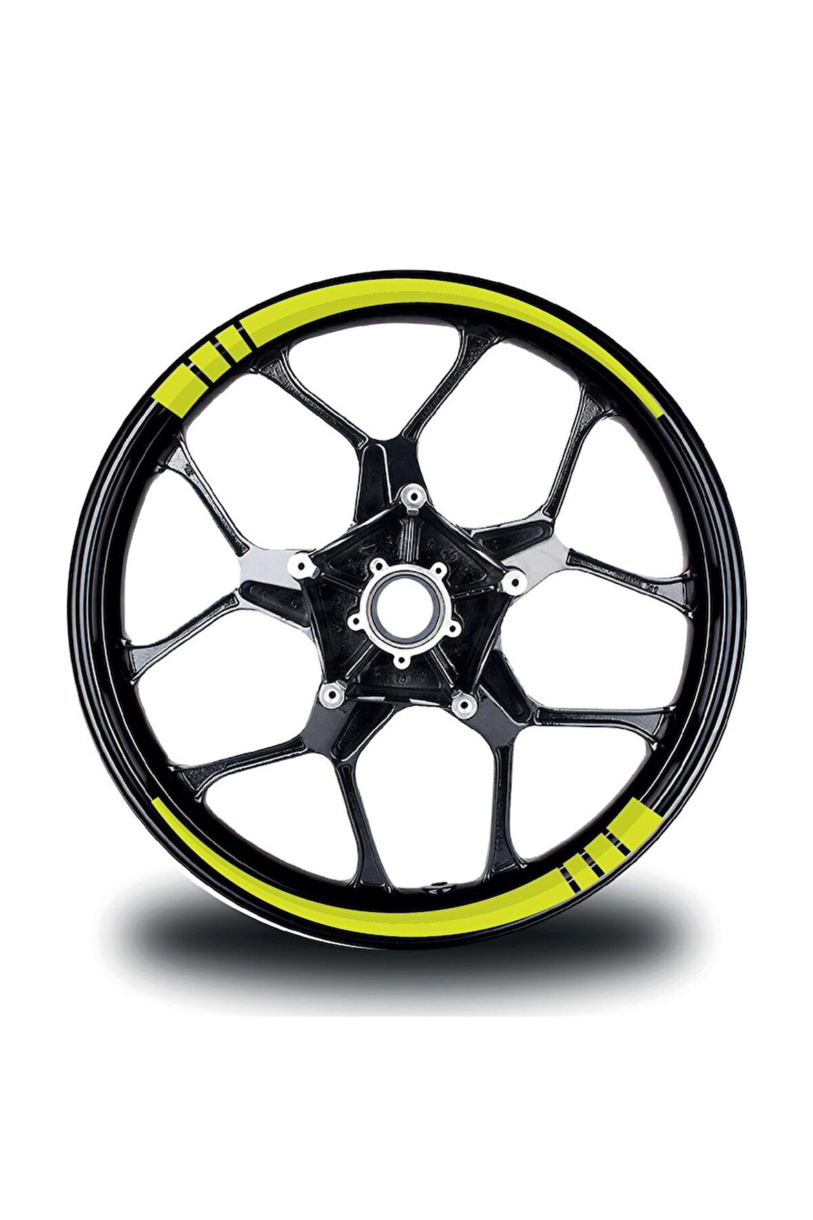 mixgiftzNeon Iç Dış Jant Sticker Etiket Modeli Ince