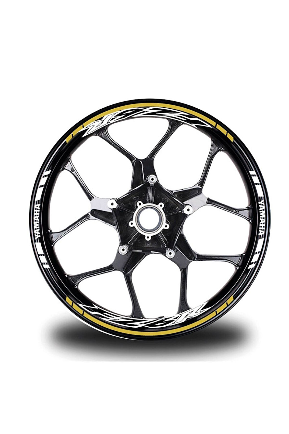 mixgiftzCf Moto 250nk Neon Turuncu Jant Sticker Modeli