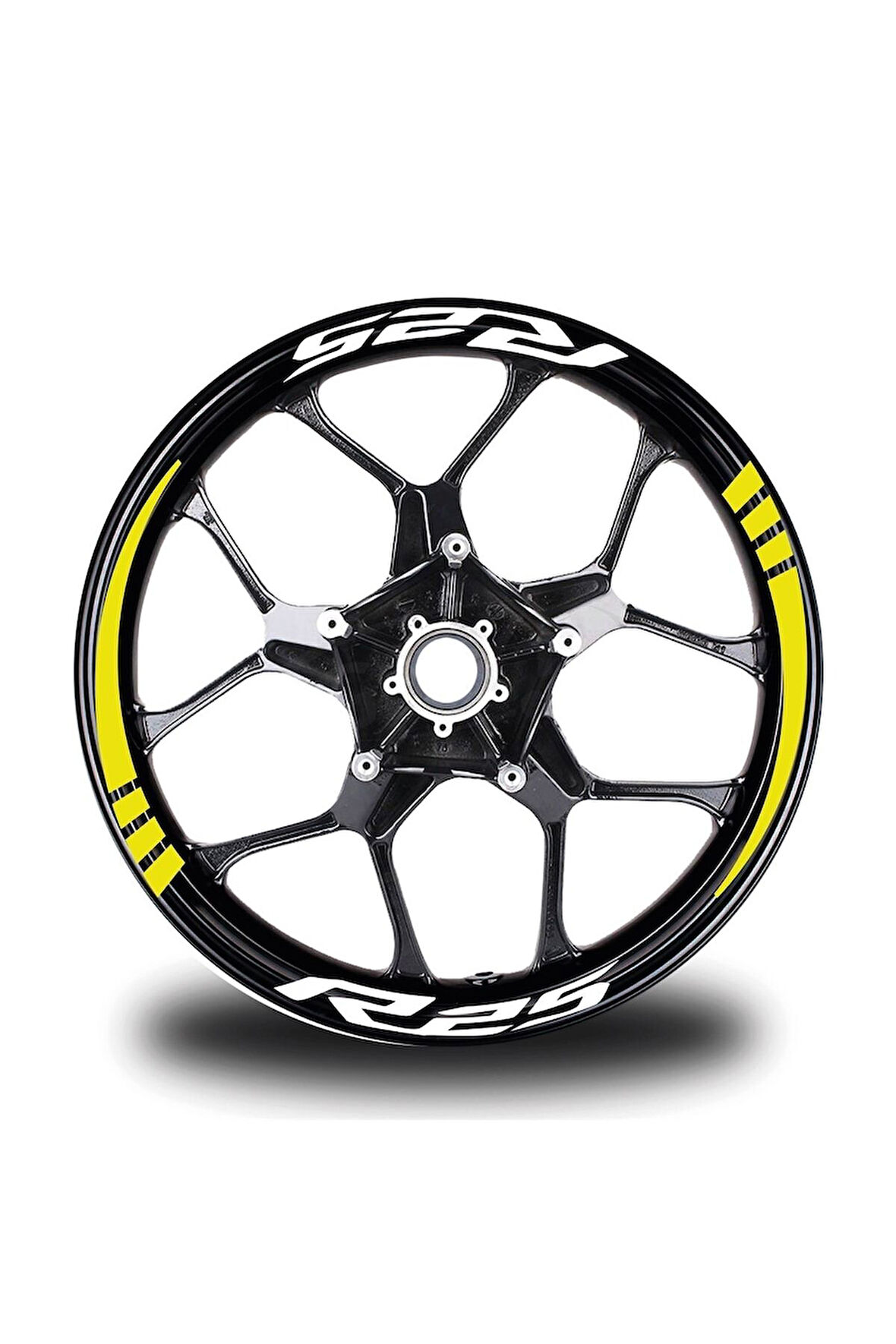 mixgiftzHonda 600rr Jant Içi Yazılı Iki Renk Jant Sticker Etiket Modeli