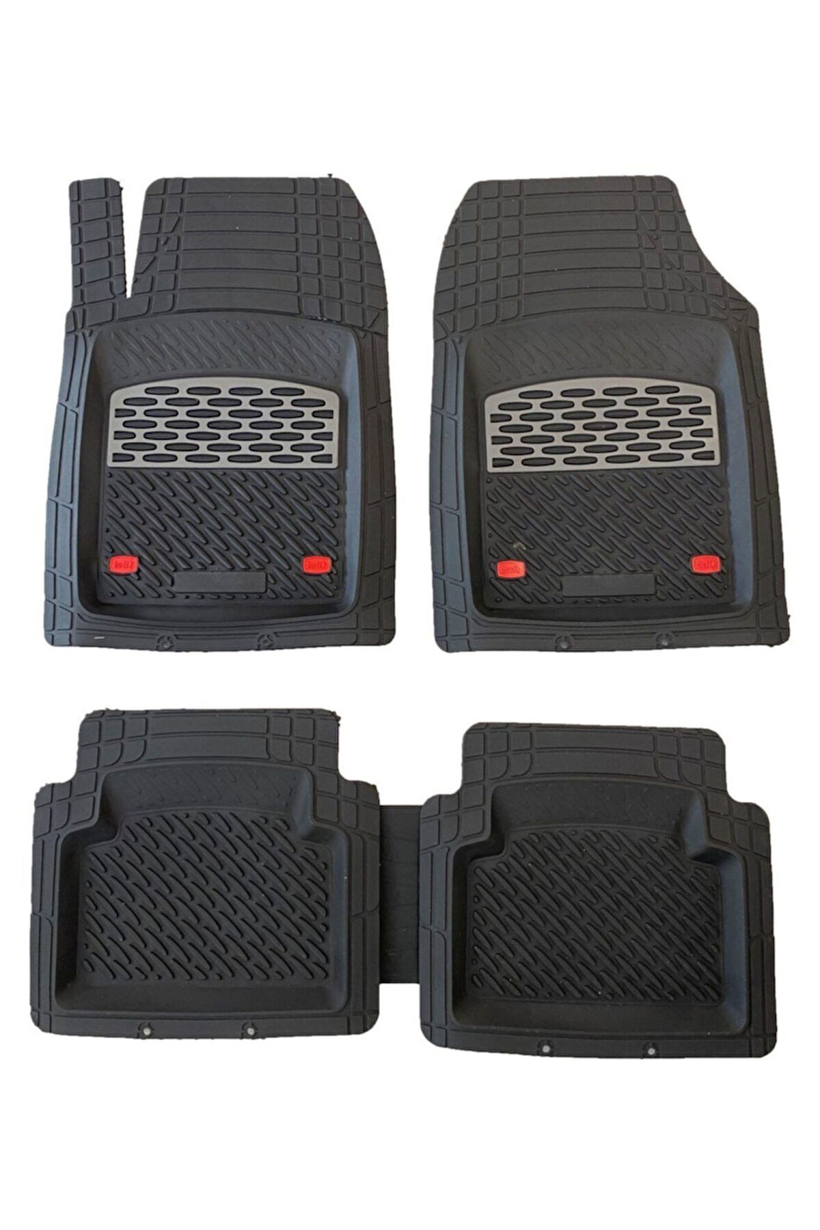 Volkswagen Passat B5 1996 2005 Paspas Derin Havuzlu Krom Gri