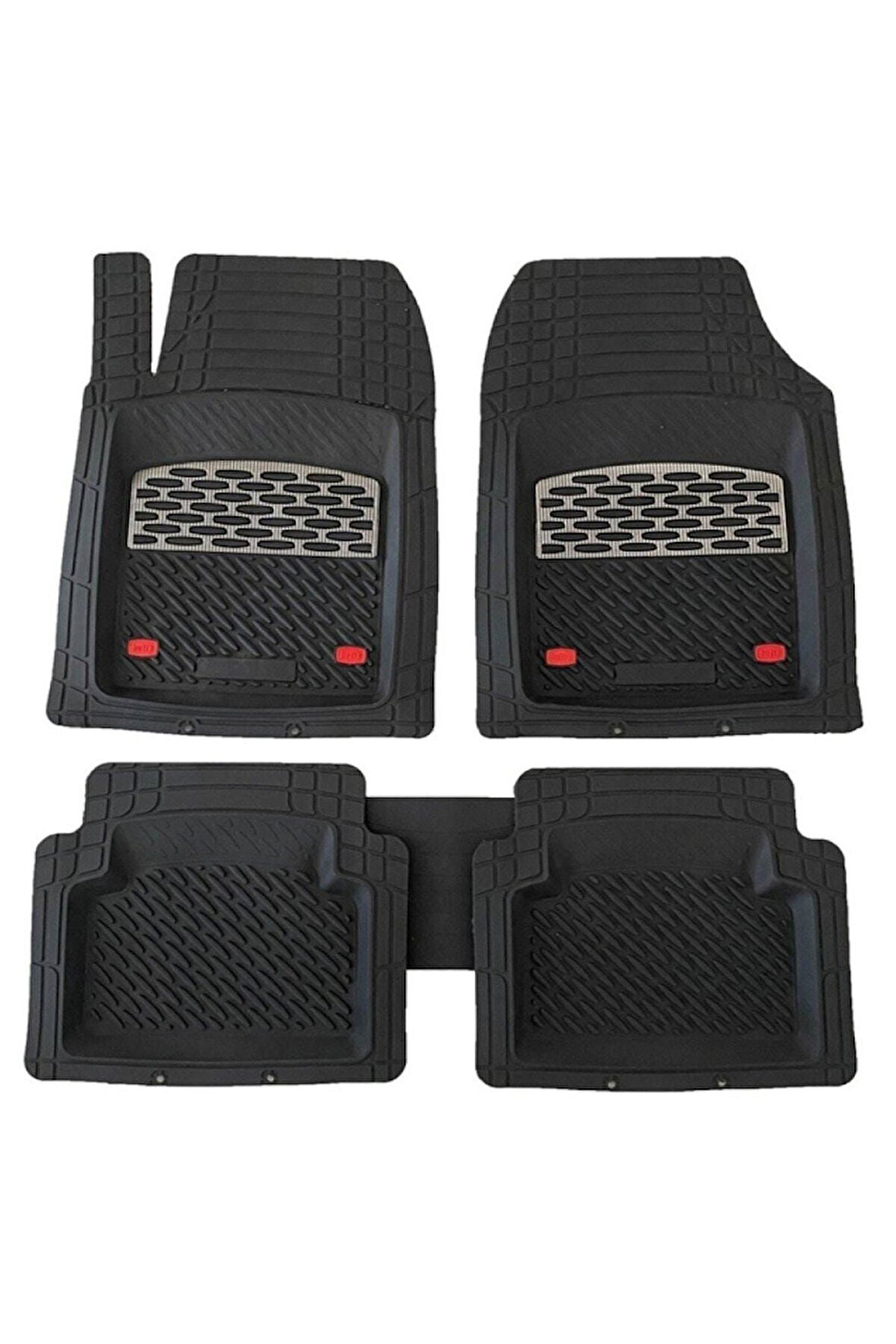 Fiat Palio 2006 2012 Uyumlu Universal Paspas Derin Havuz Kenarlı Krom Karbon