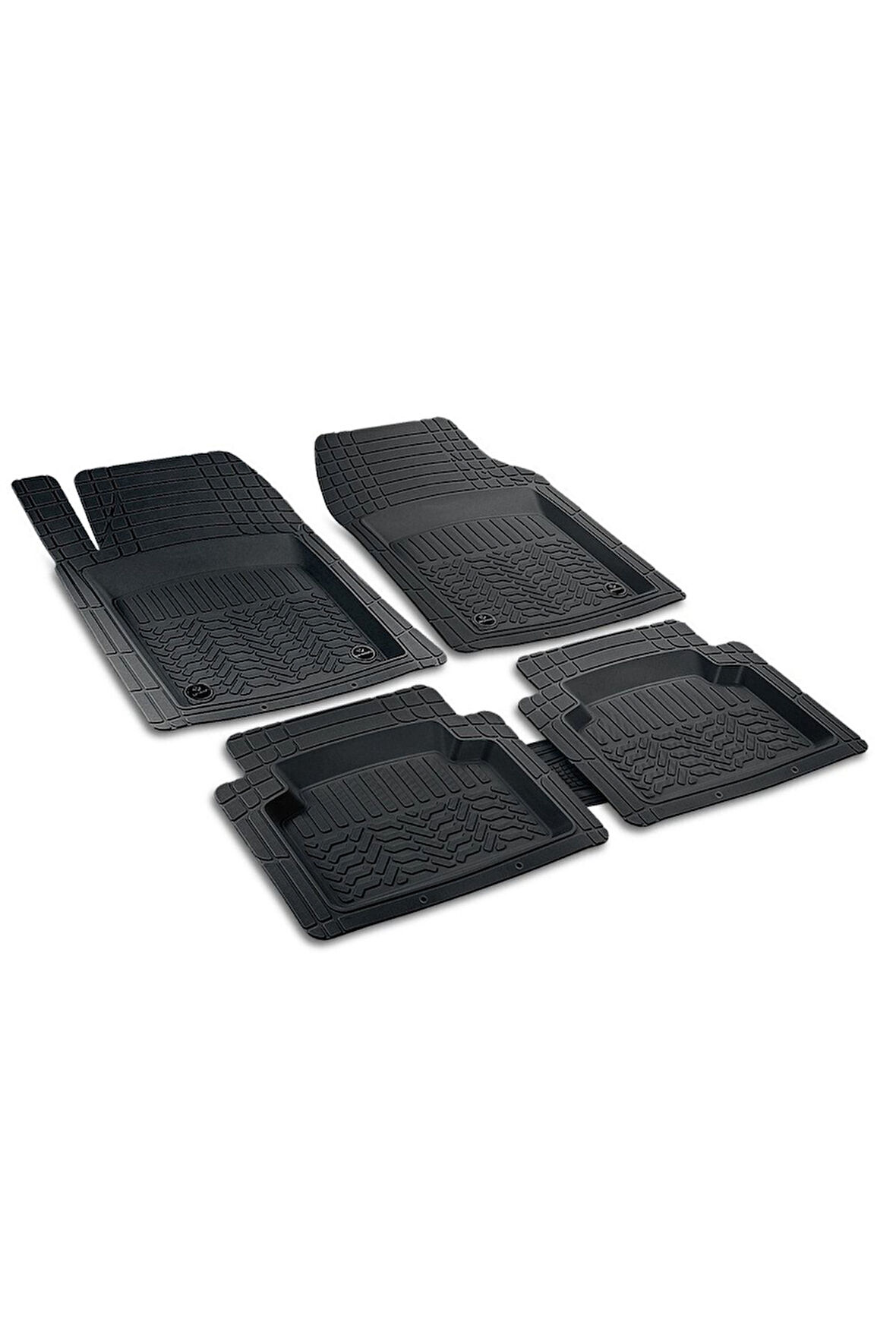 Siyah Volkswagen Crafter 06- 3d Havuzlu Profesyonel Paspas