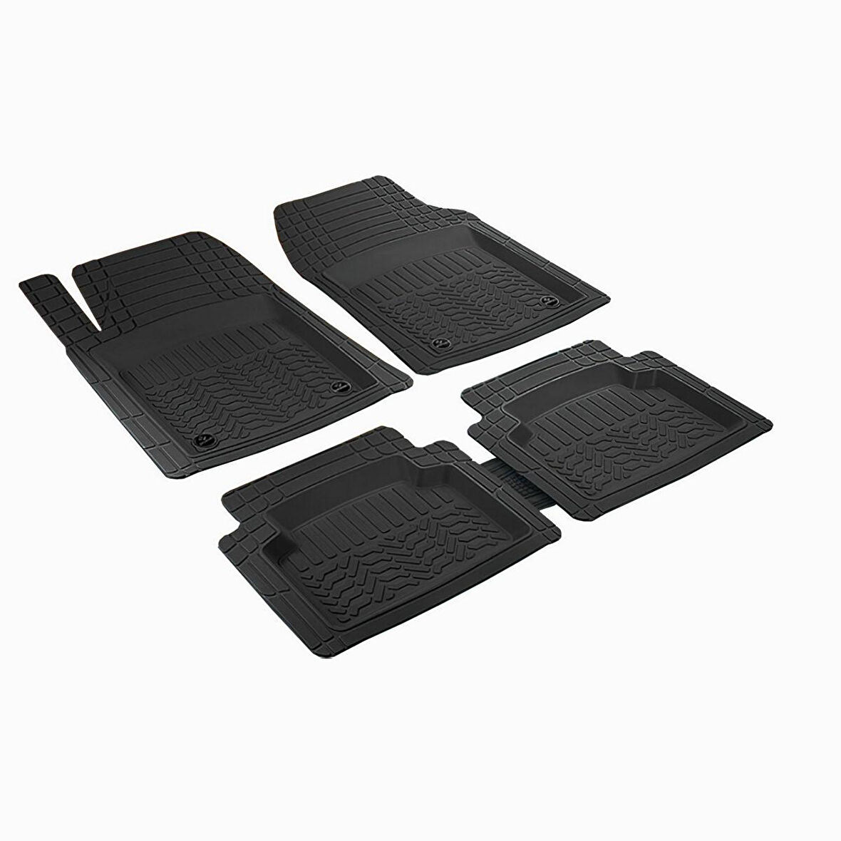 Promats Skoda Rapid Profesyonel Paspas Siyah Havuzlu