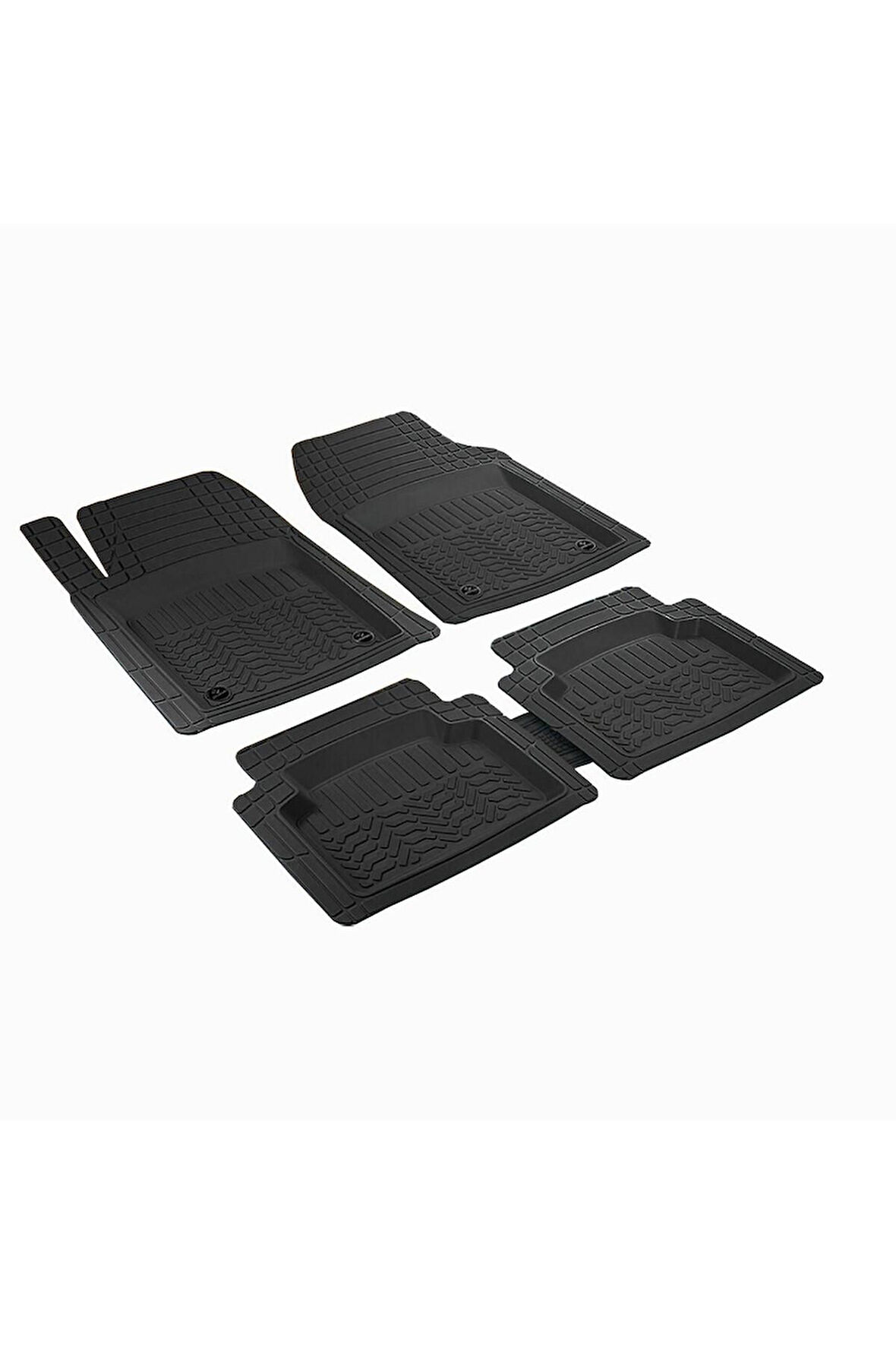 Nissan Qashqai Uyumlu 3D Havuzlu Paspas Profesyonel Siyah