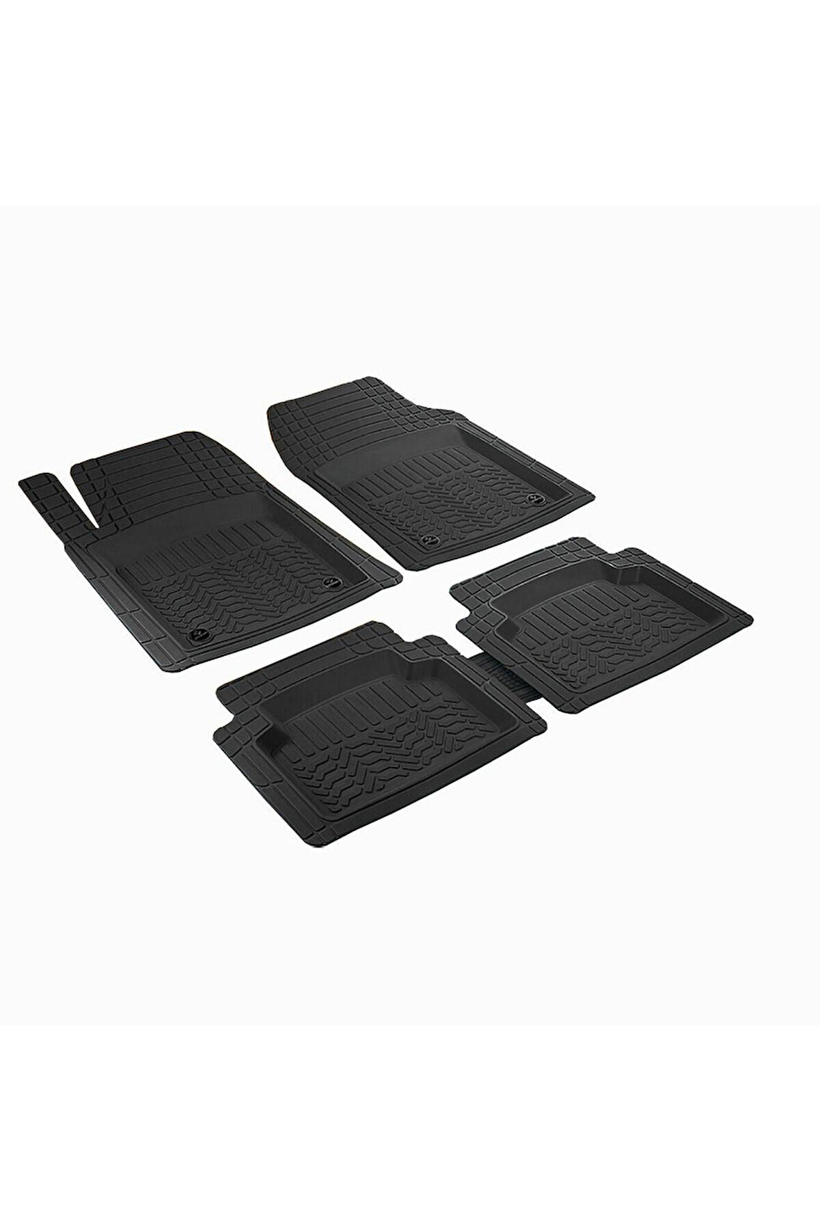 Audi V8 Uyumlu 3D Havuzlu Paspas Profesyonel Siyah