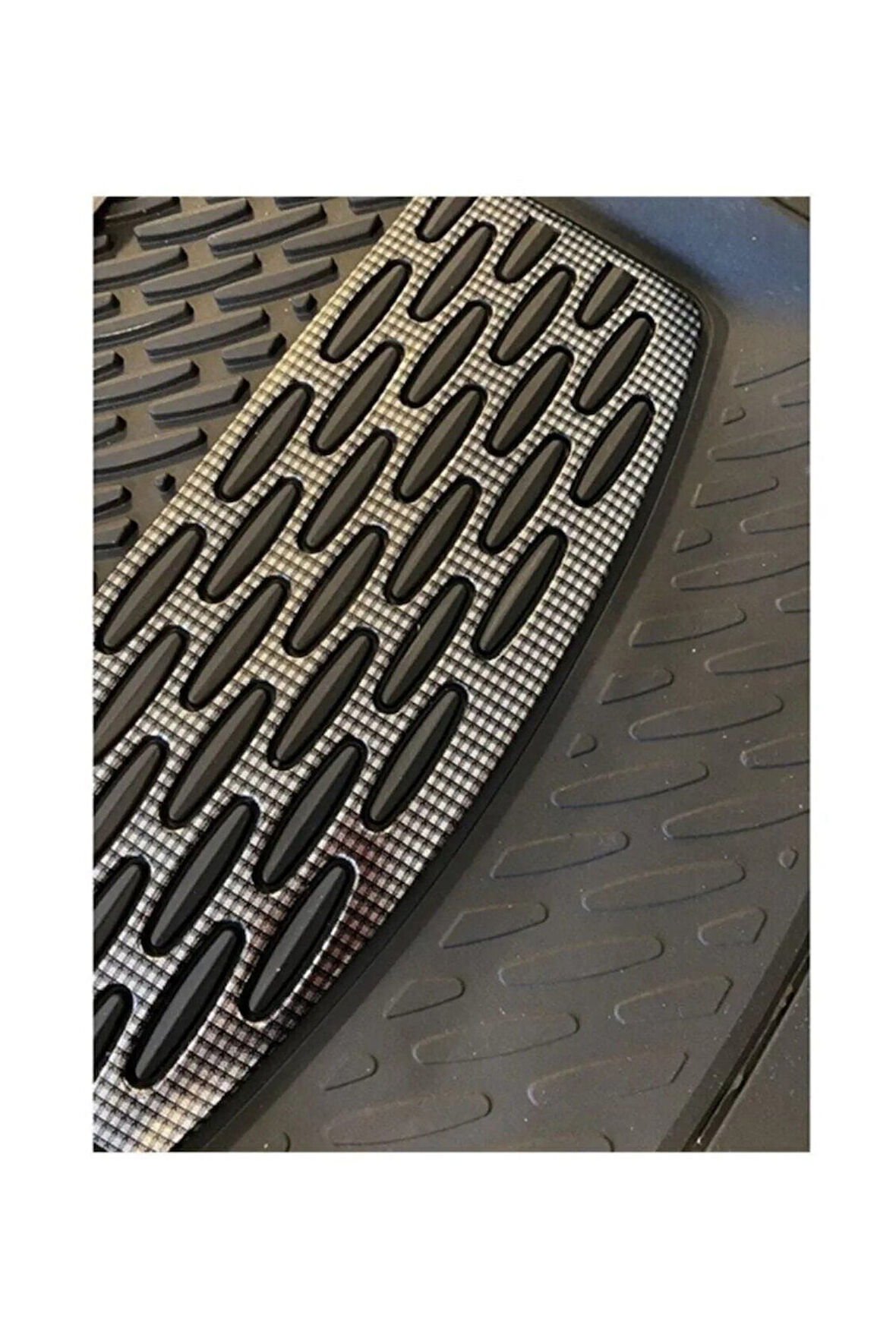 Fiat Ducato Uyumlu 3D Havuzlu Paspas Takımı Safir Siyah Krom Karbon