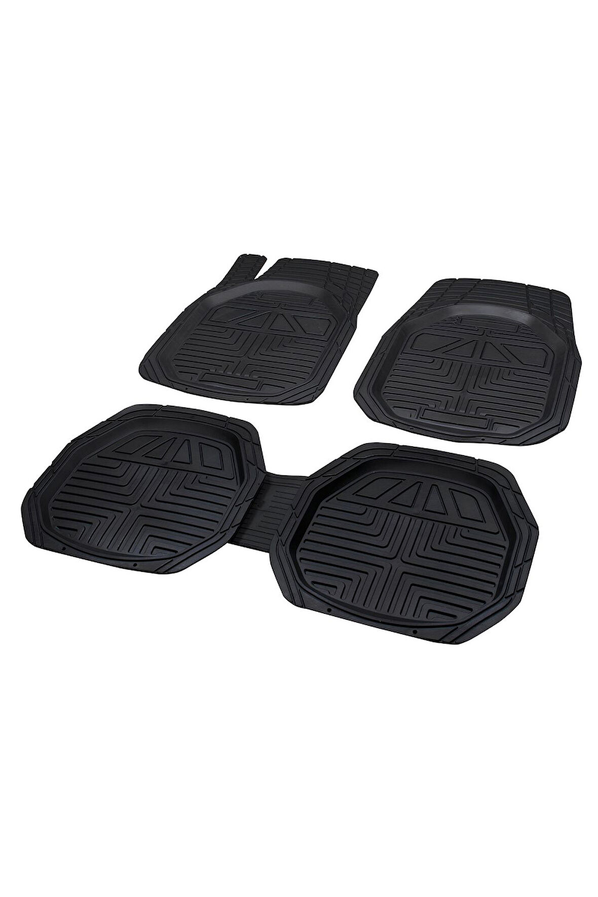 Daewoo Racer ile Uyumlu Ekstra Plus Siyah 3D Havuzlu Universal Paspas