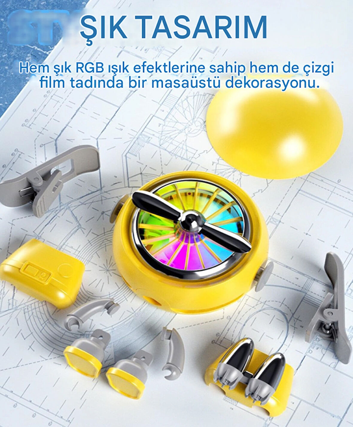 Telefon Soğutucu A02 Ayrılabilir Astronot