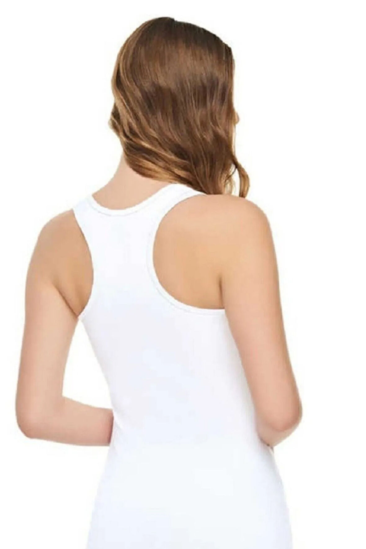 Kadın Beyaz Modal Sporcu Atlet 3'lü Paket