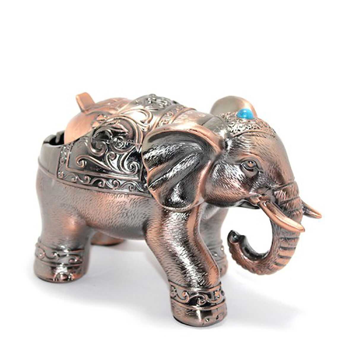 Metal Fil Figürlü Küllük Model 1