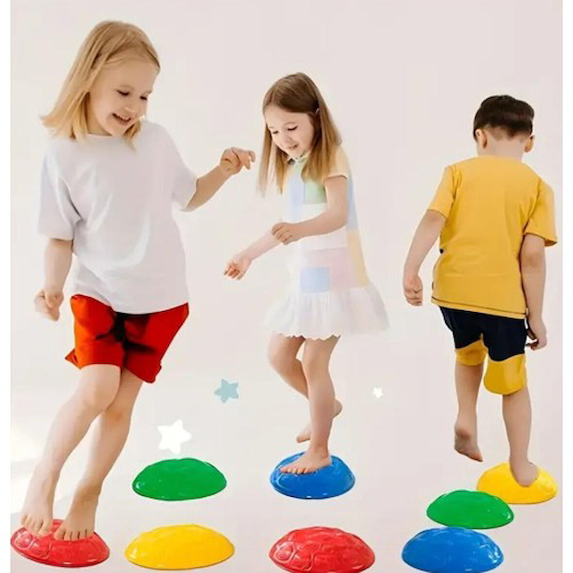 Çocuk Yarım Küre Denge ve Koordinasyon Adası 6 Lı Set