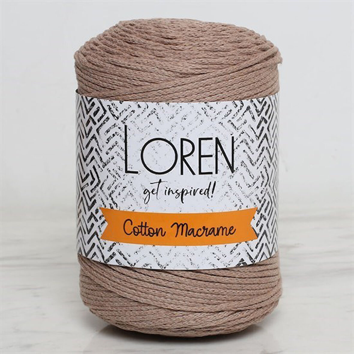 Loren Cotton Macrame Bej - R084 - 34363