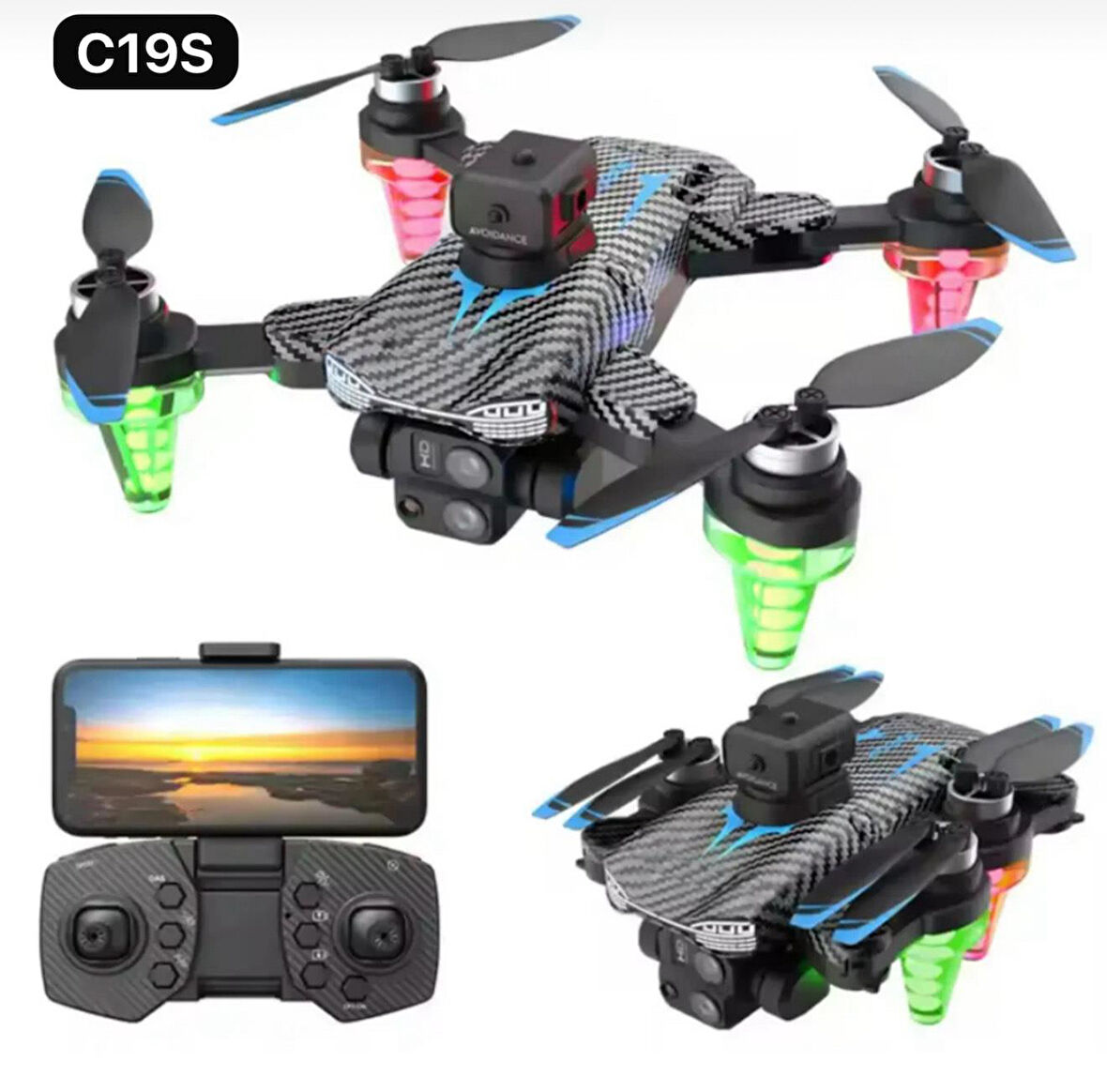 C19S DRONE WİFİ CAM