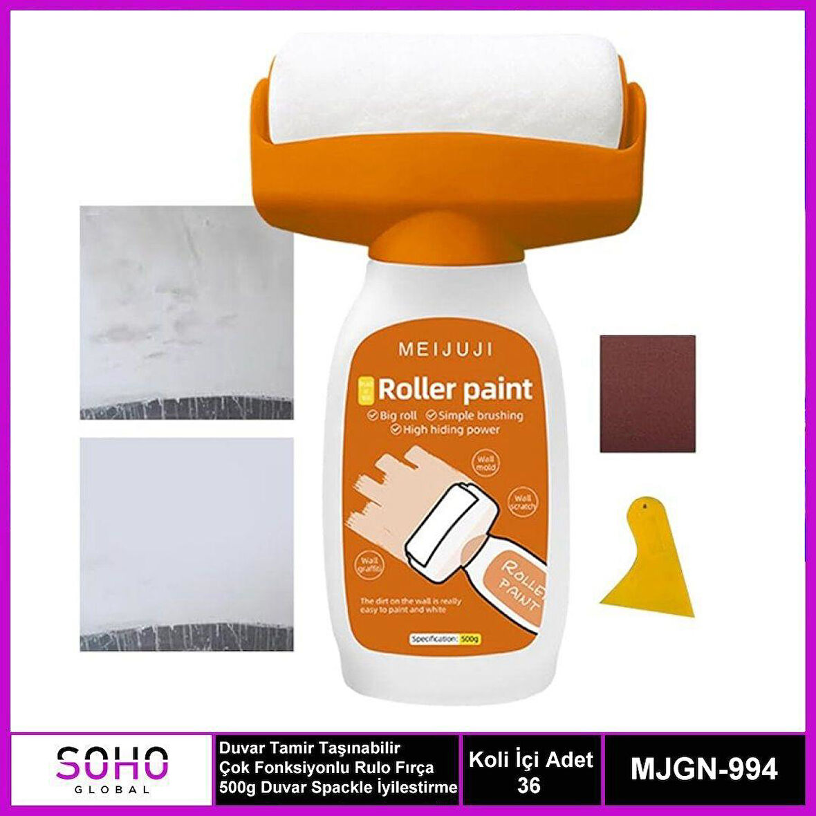 RULO BOYAMA HAZNELİ FIRÇA