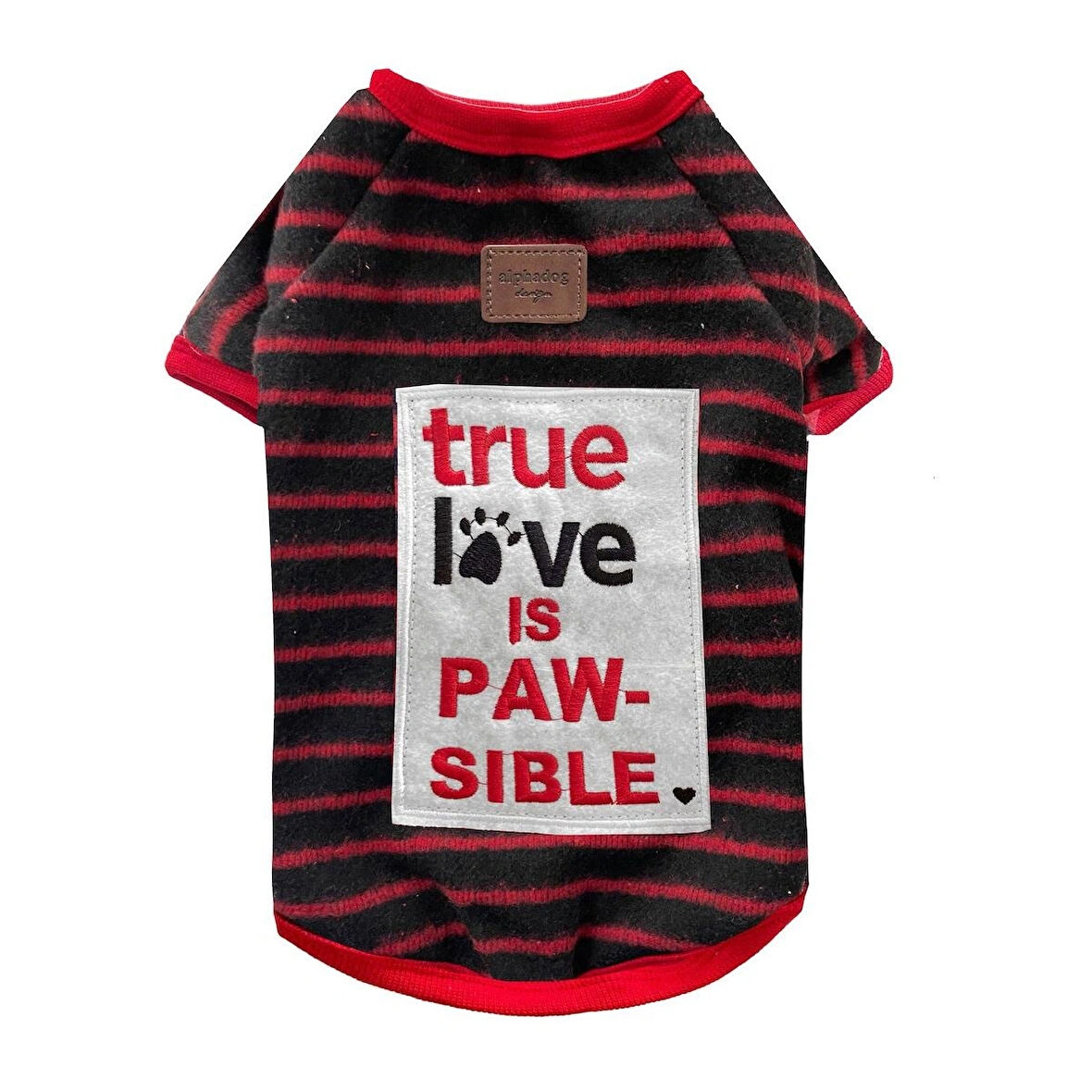 Alphadog Black True Love Küçük Irk Köpek Kazağı