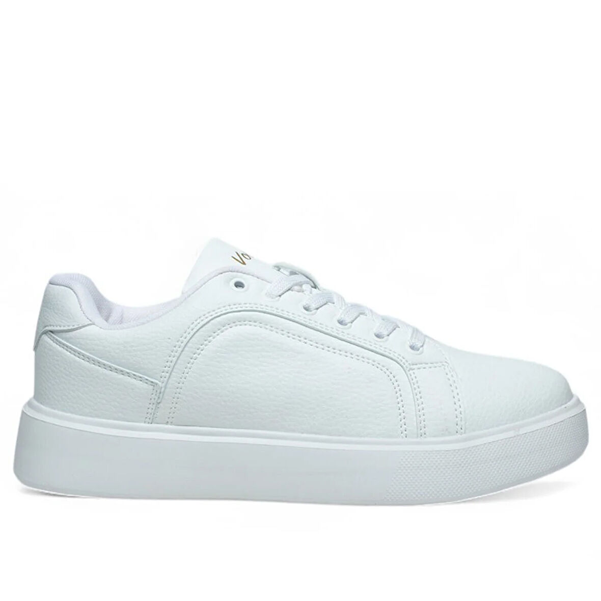 VOLİS Beyaz Memory Foam Taban Günlük Bağcıklı Erkek Sneaker Ayakkabı