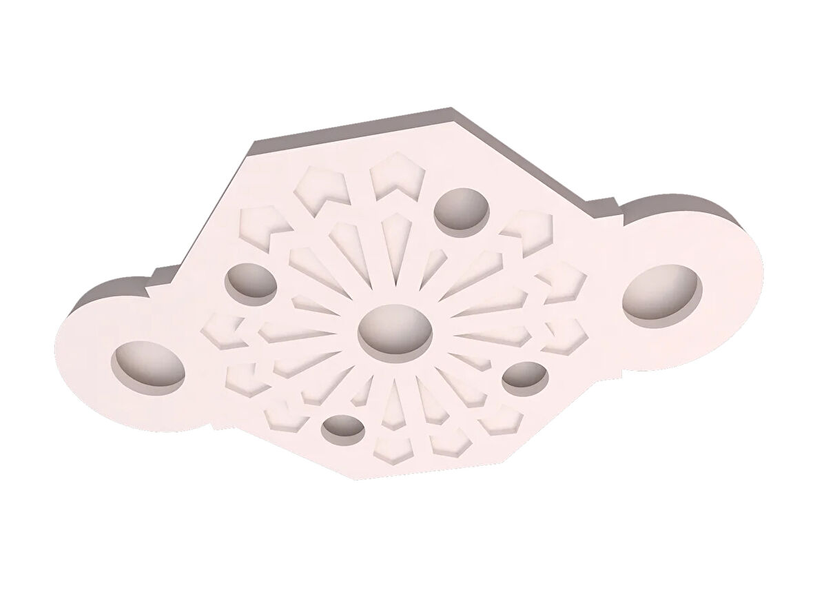Motifpiyer Tavan Led Spotlu Göbeği-03-55x95cm-sekizgen