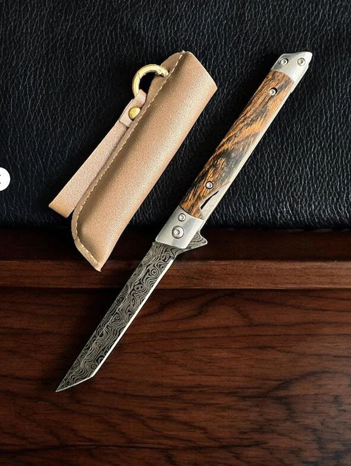 M390 Damasgus Tanto Efendi Çelik Çakı