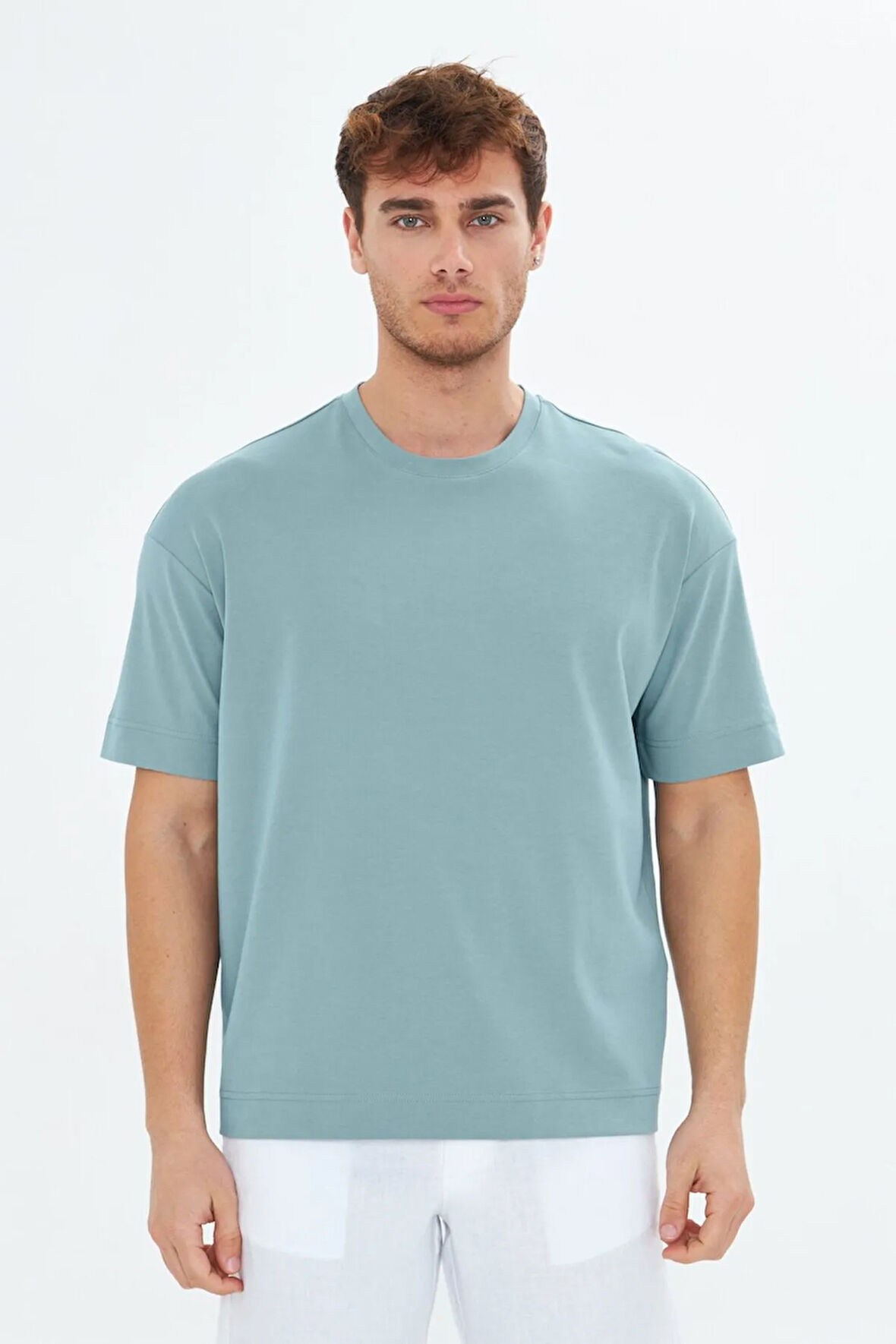 Milan Pastel Turkuaz T-Shirt