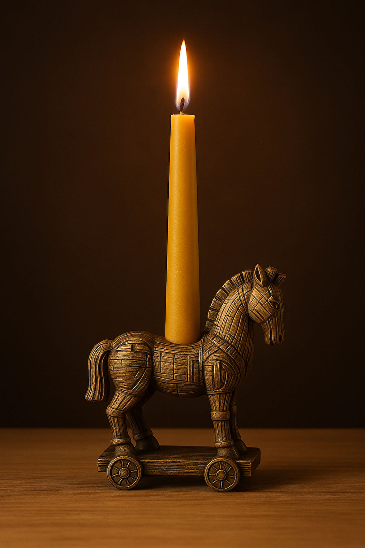 Troya Şamdan Balmumu – Doğallığın Işığı