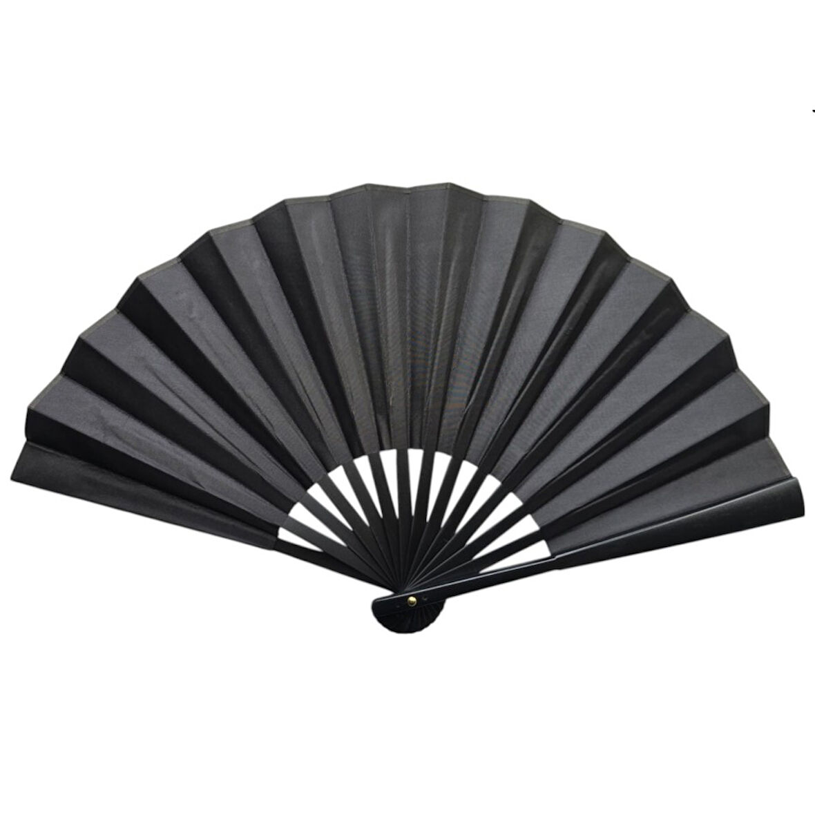 Plastik Kumaş Yelpaze 12 li Siyah